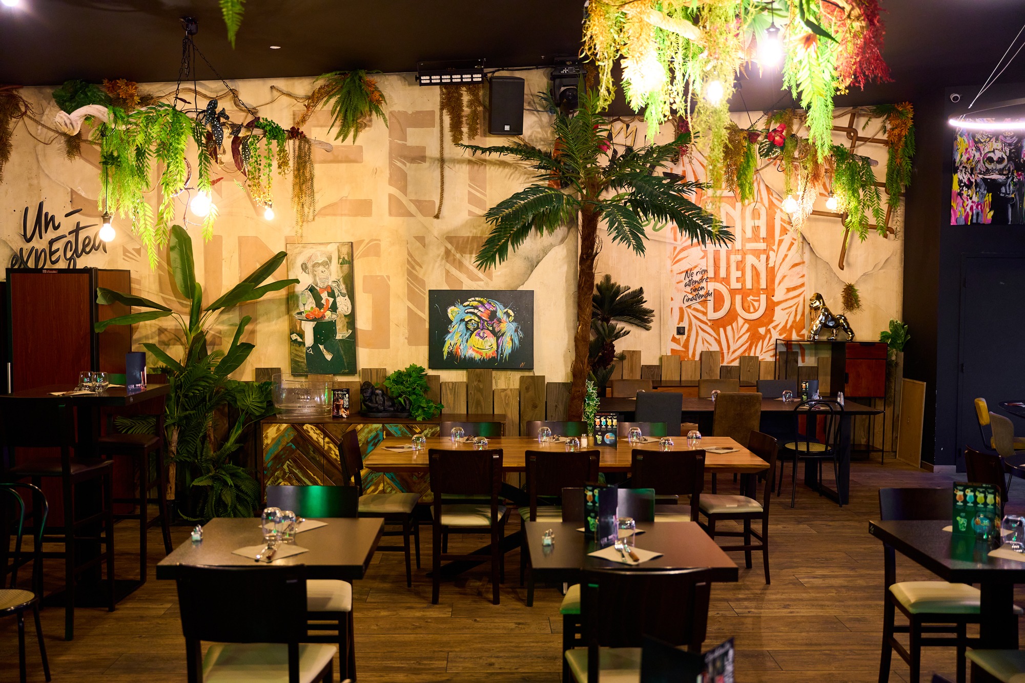 Vue de la salle_Restaurant In jungle_Beauvallon Chassagny