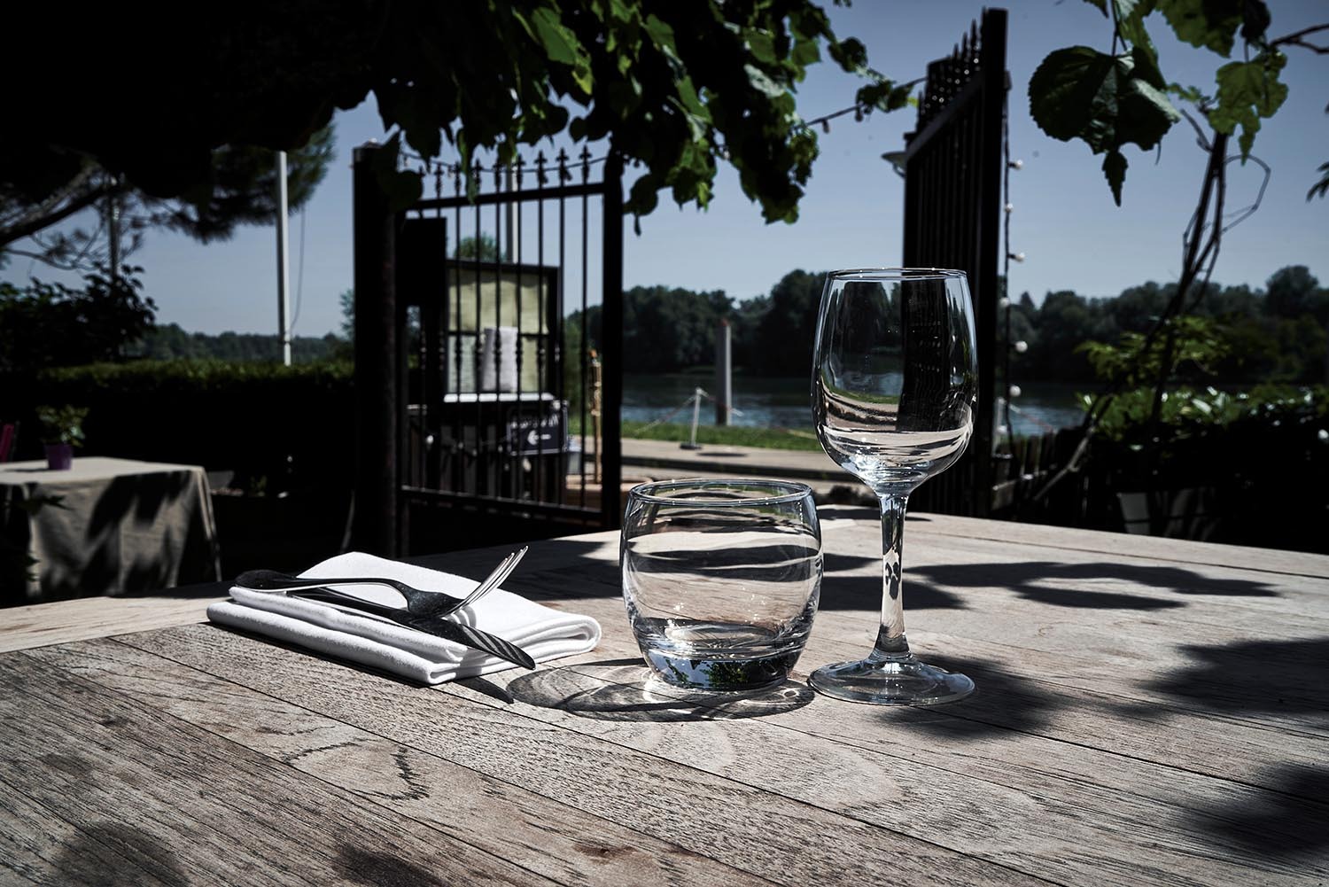 Le bord de  Saône...