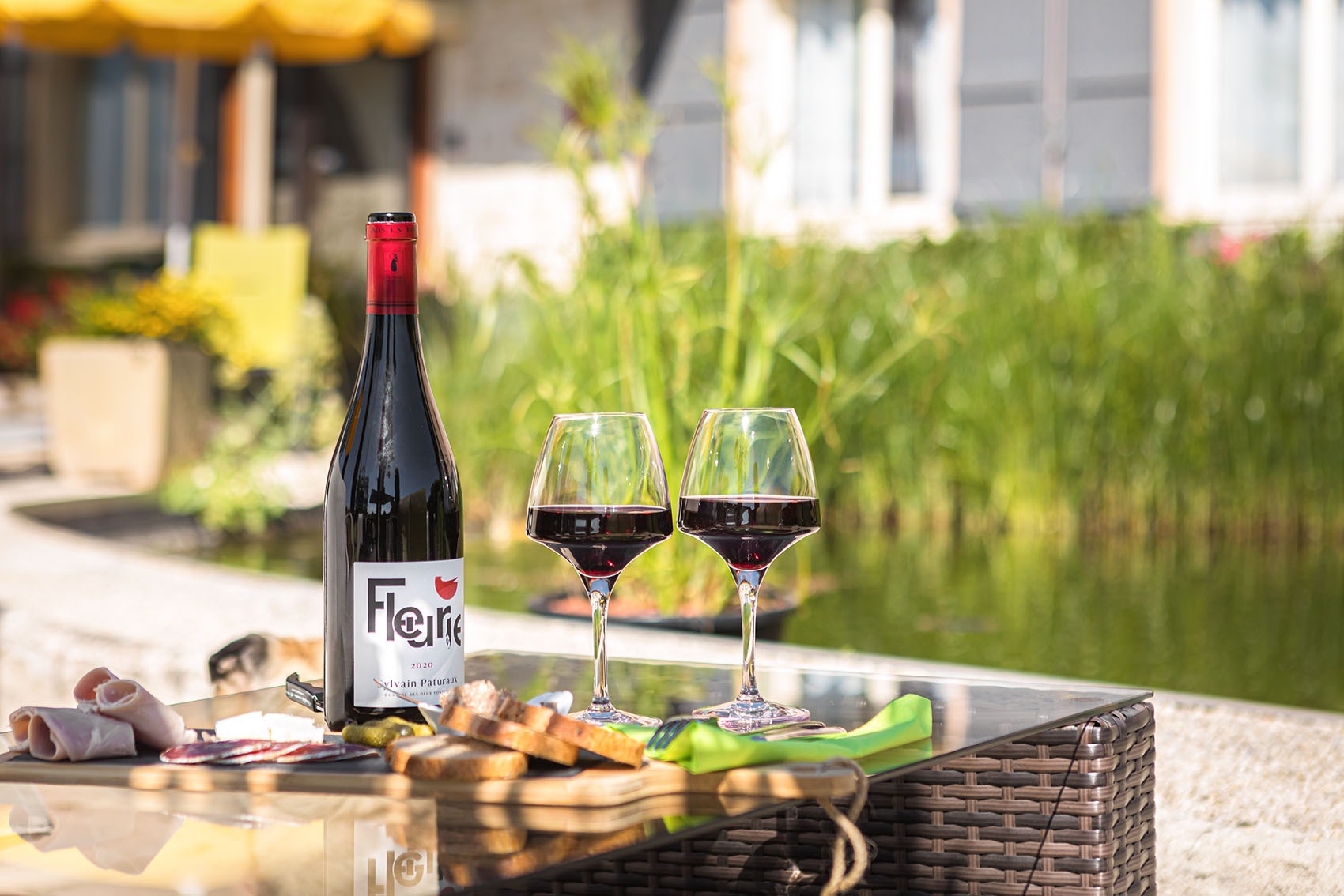 Espace détente - autour du bassin