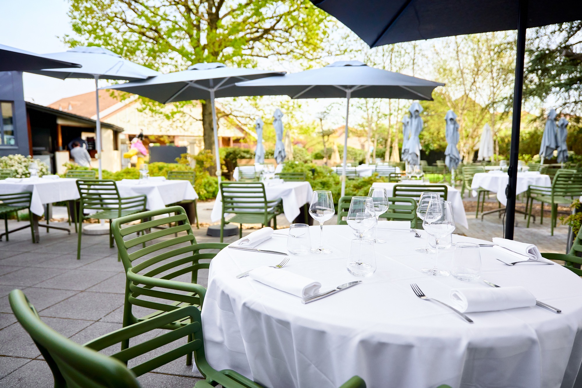 Terrasse ensoleillée