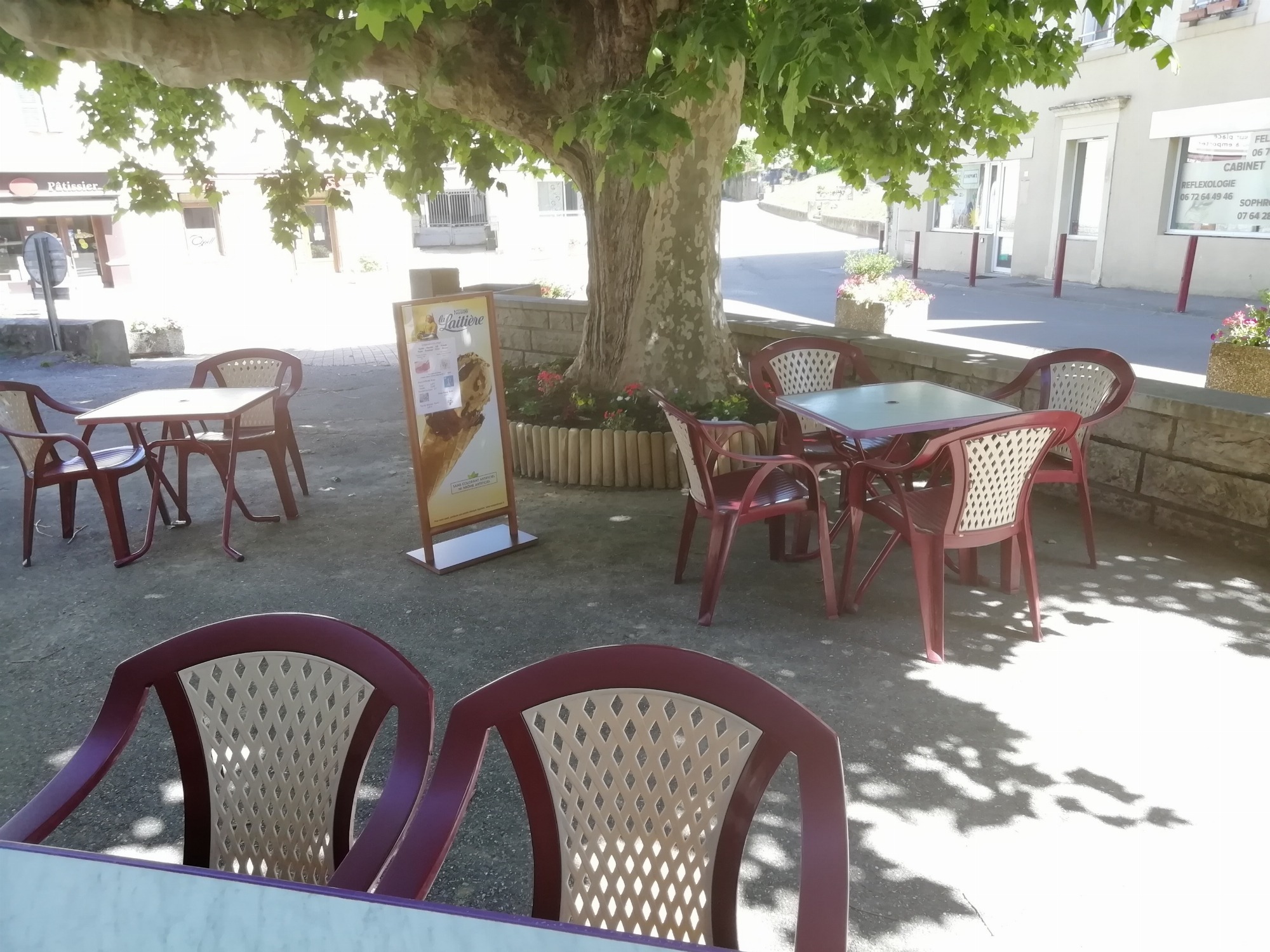 Notre belle terrasse ombragée