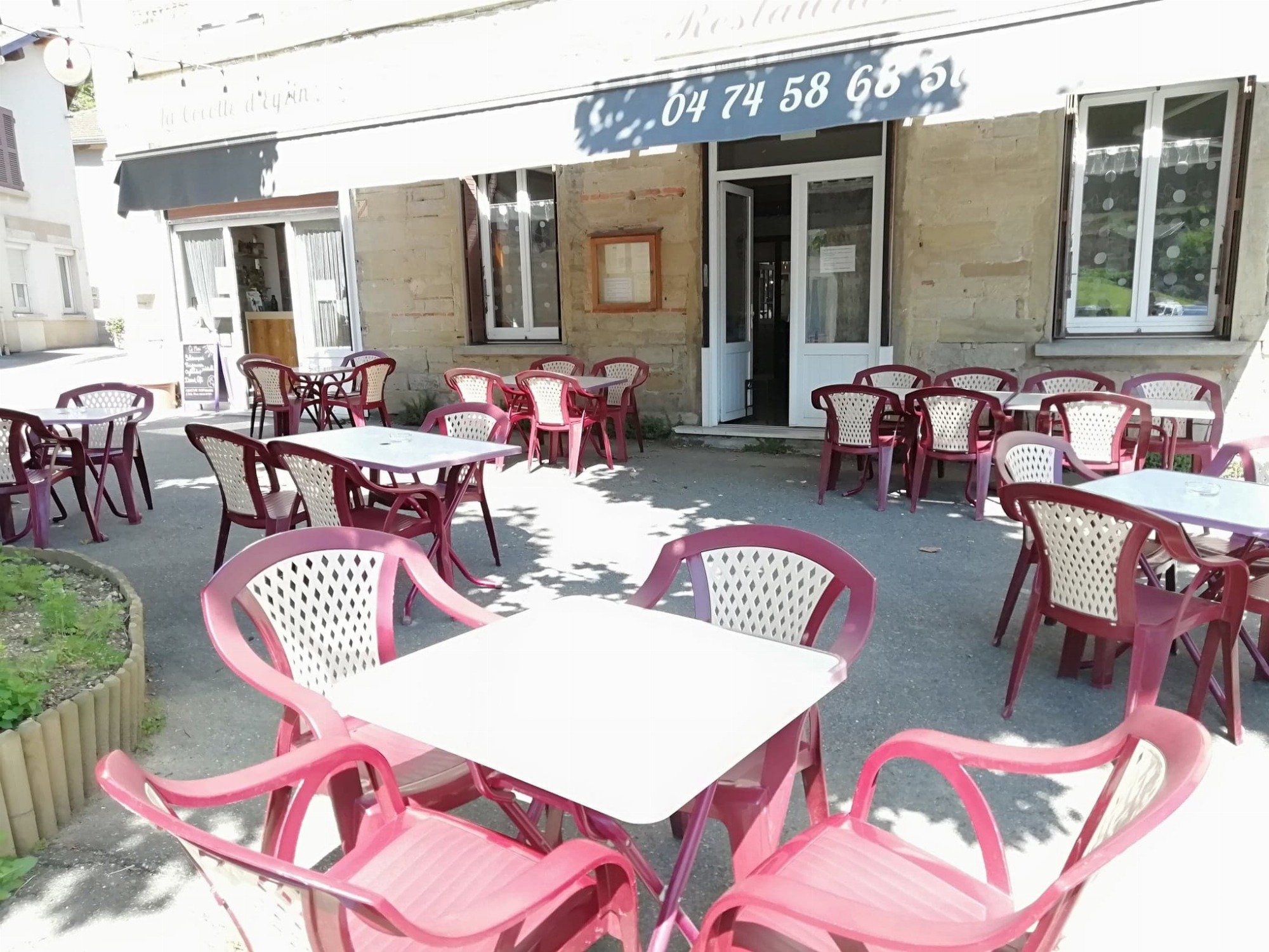 Notre belle terrasse ombragée