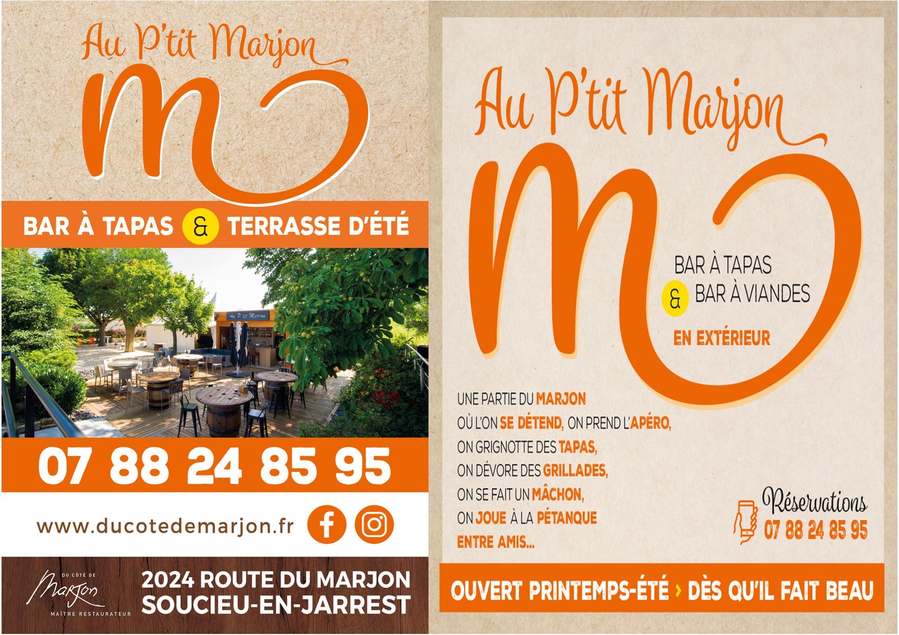 Au P'tit Marjon : bar à tapas et terrasse d'été_Soucieu-en-Jarrest