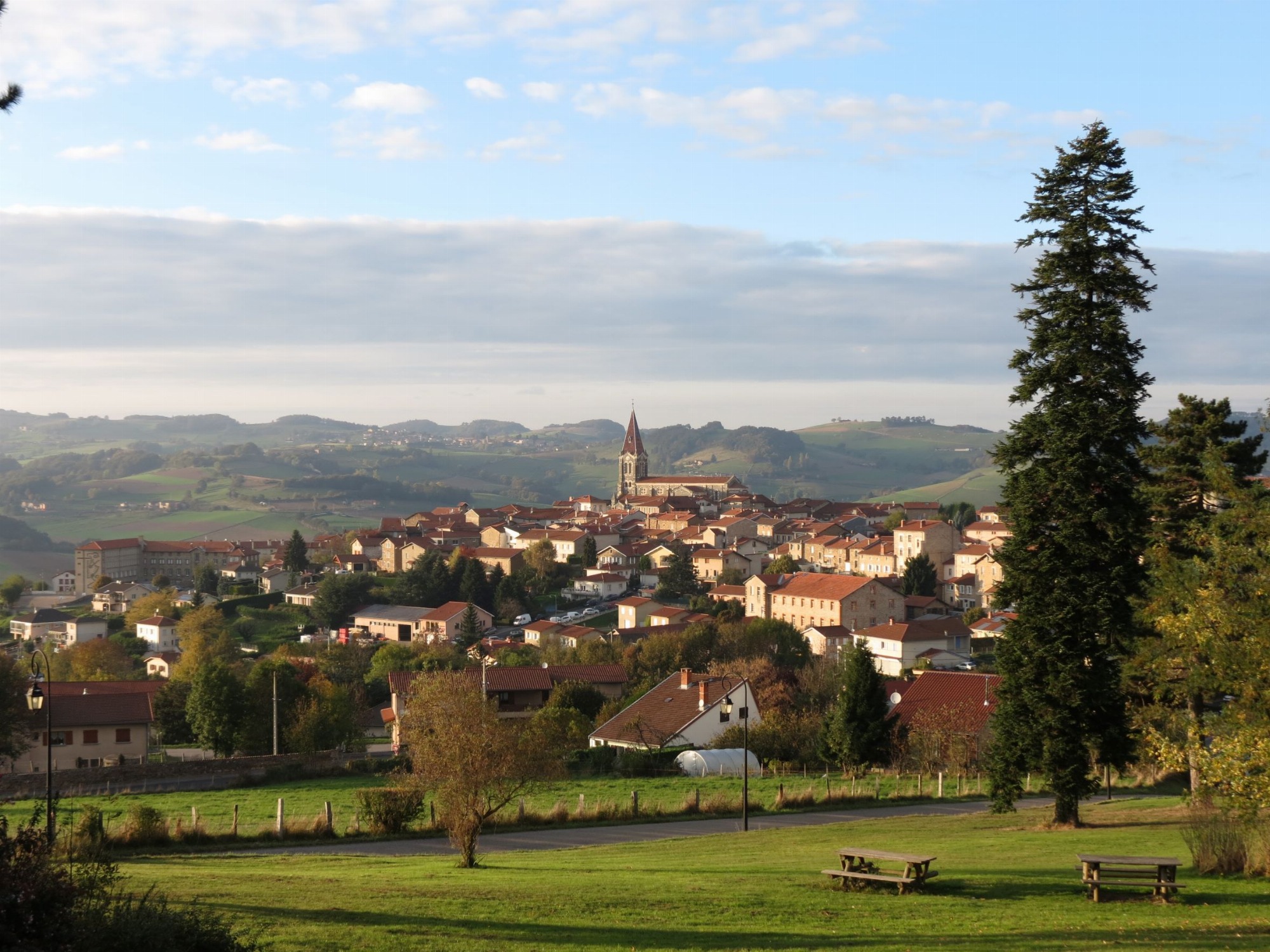 Vue du village