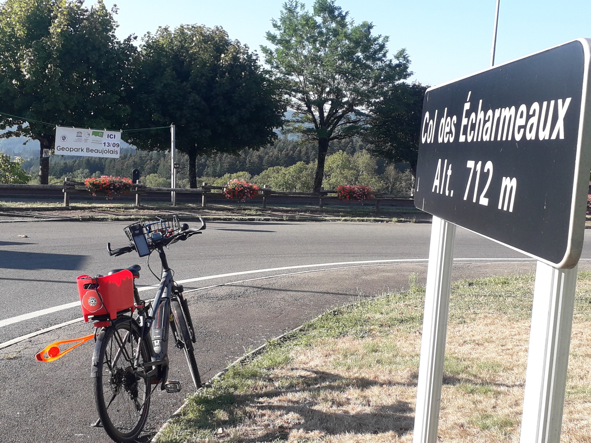 Balade en vélo autour du col des Echarmeaux