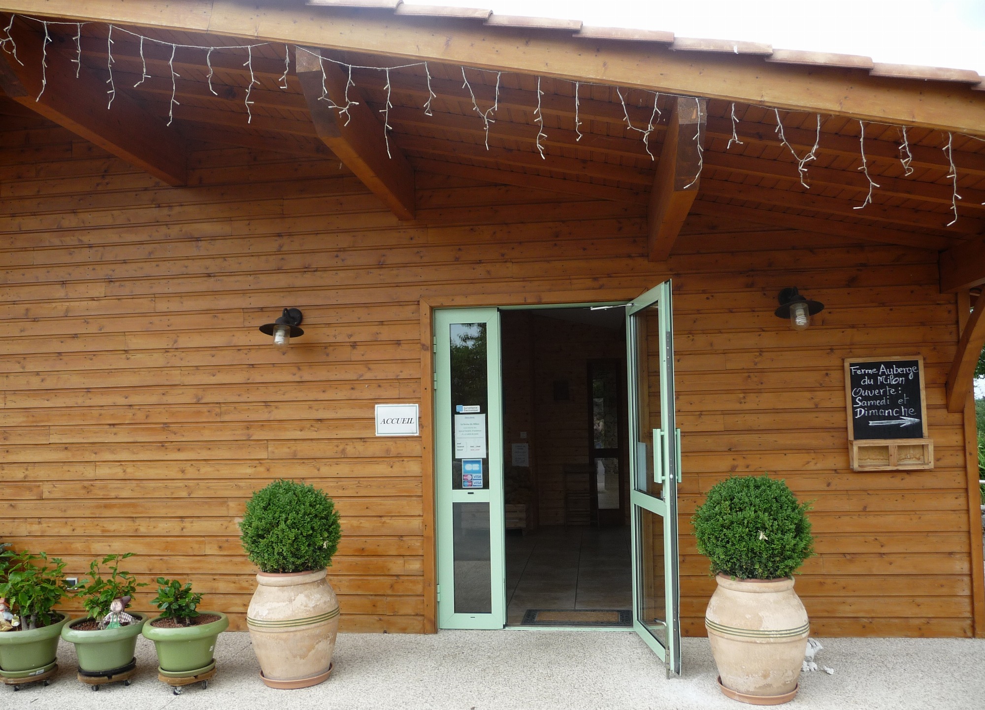 Entrée de la boutique