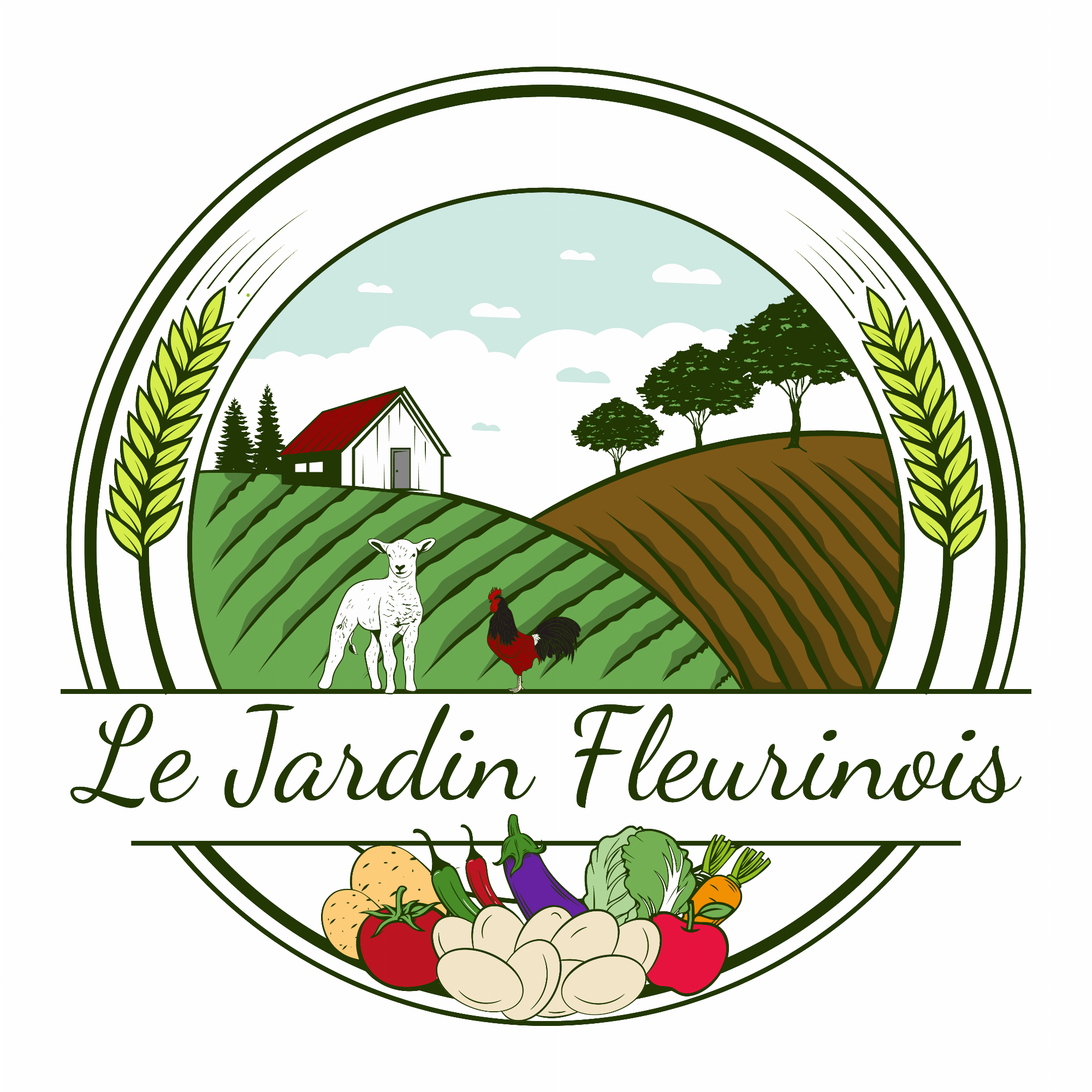 Le Jardin fleurinois logo