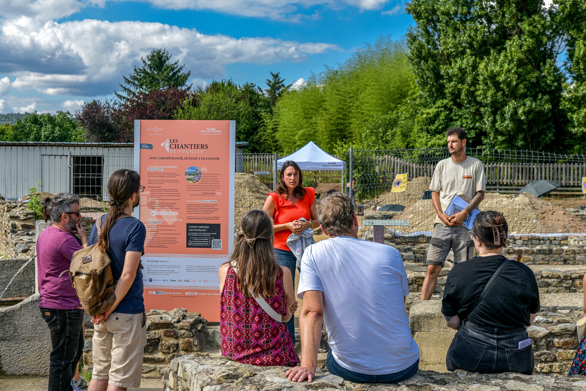 Visita: Scavi archeologici, cronaca di un sito di scavo_Saint-Romain-en-Gal