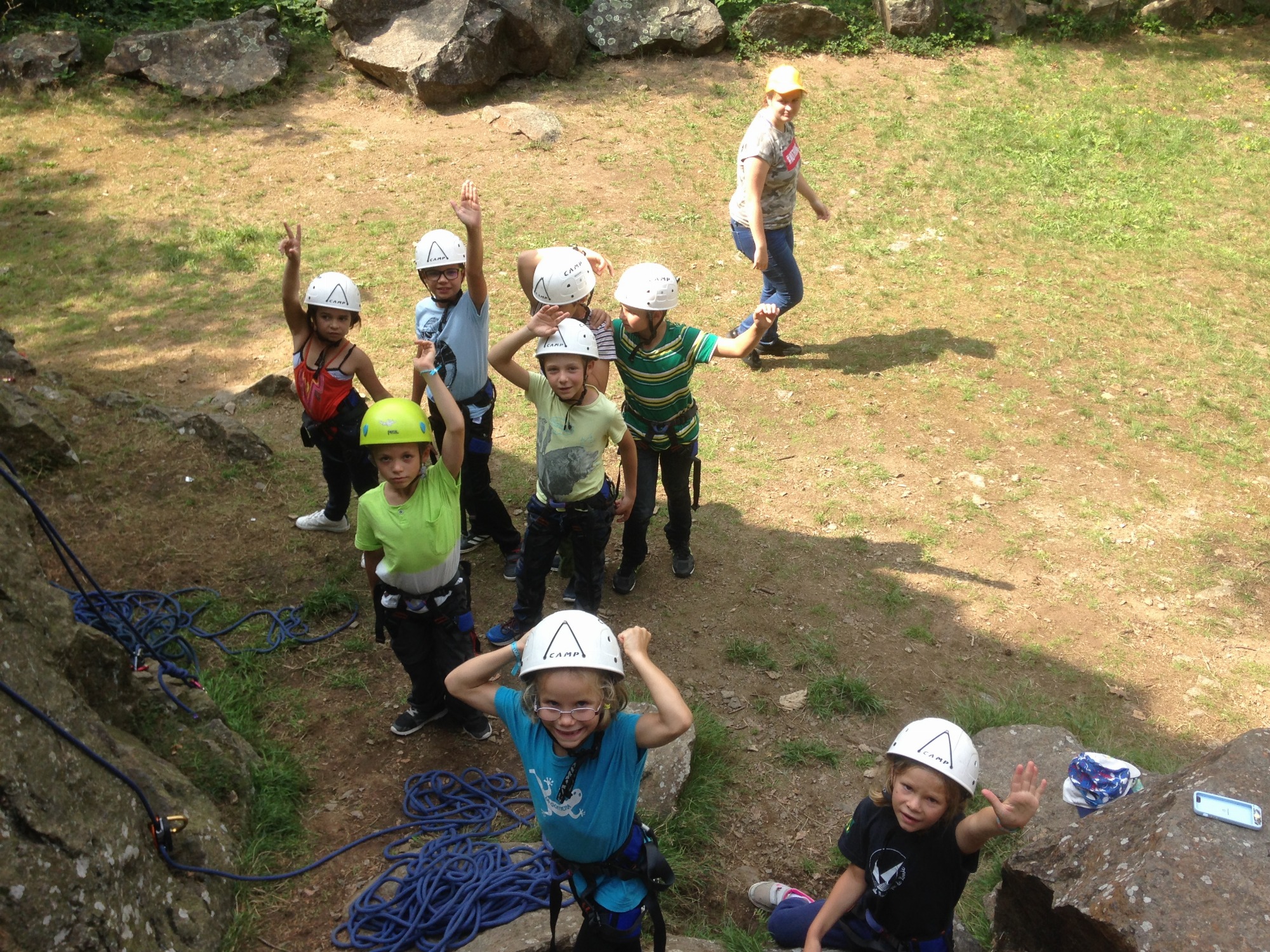 Arrampicata su roccia per ragazzi/bambini