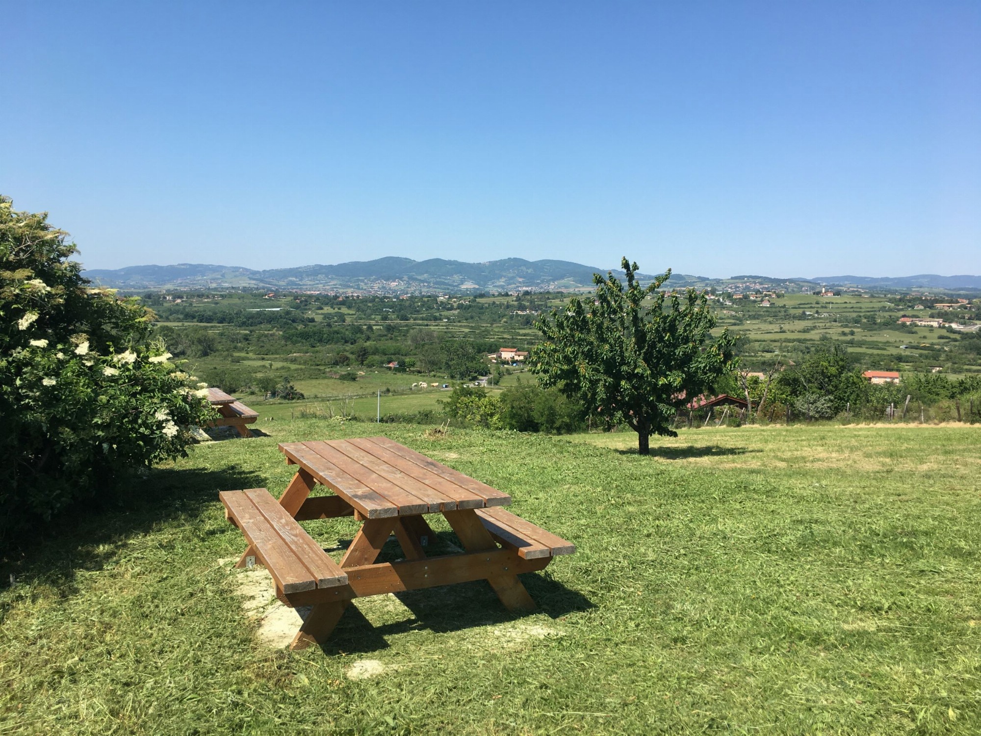 Vue sur les Monts du Lyonnais