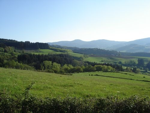 Paysage de St Christophe la Montagne