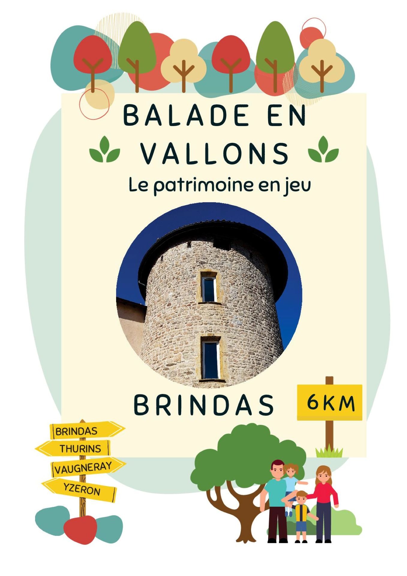 Balade en Vallons à Brindas - Le patrimoine en jeu