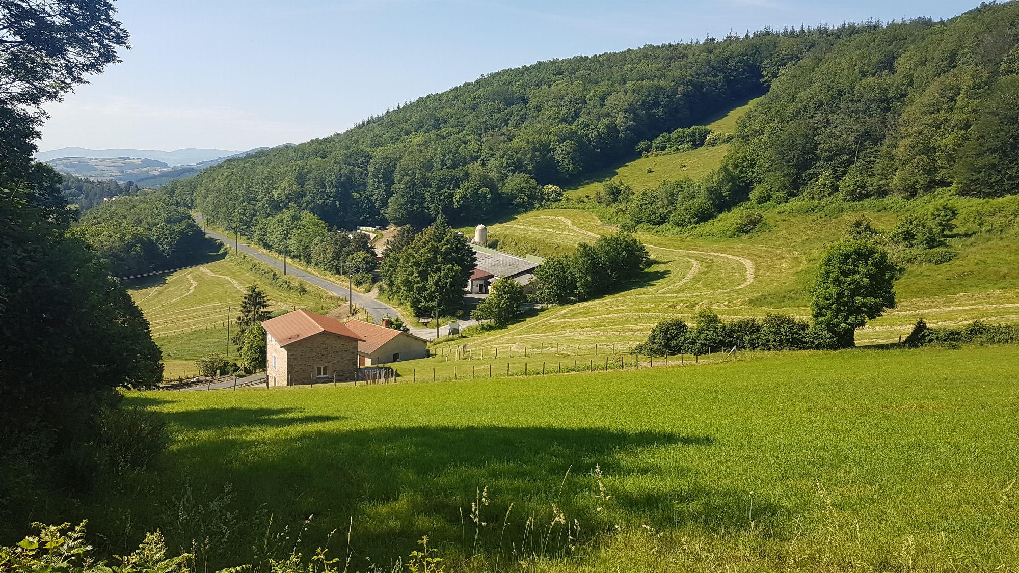 Sur les sentiers à Yzeron