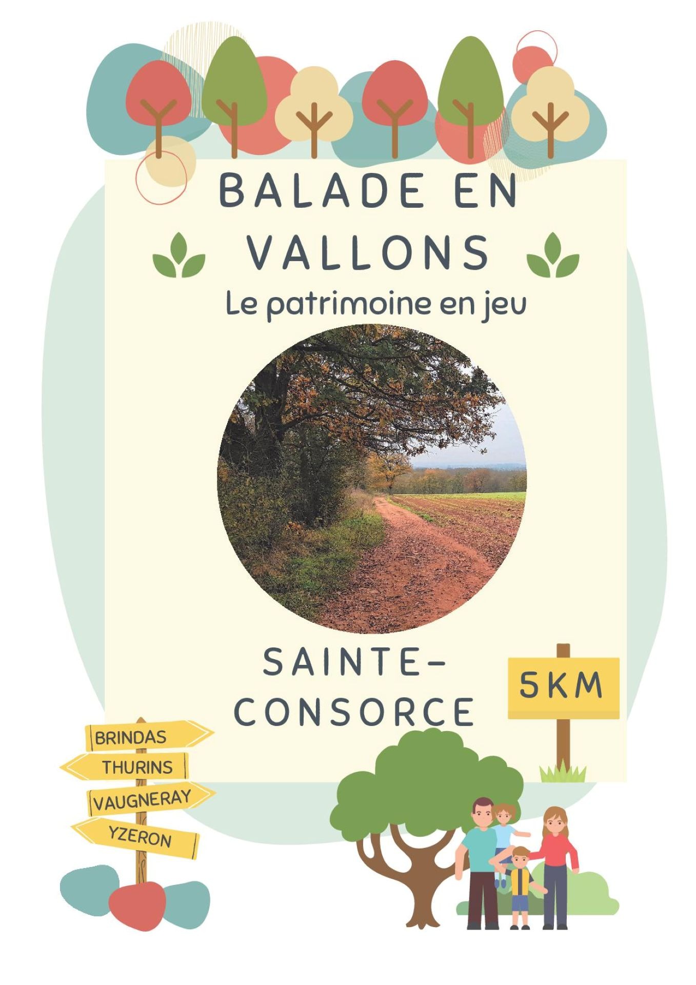 Balade en Vallons à Sainte-Consorce