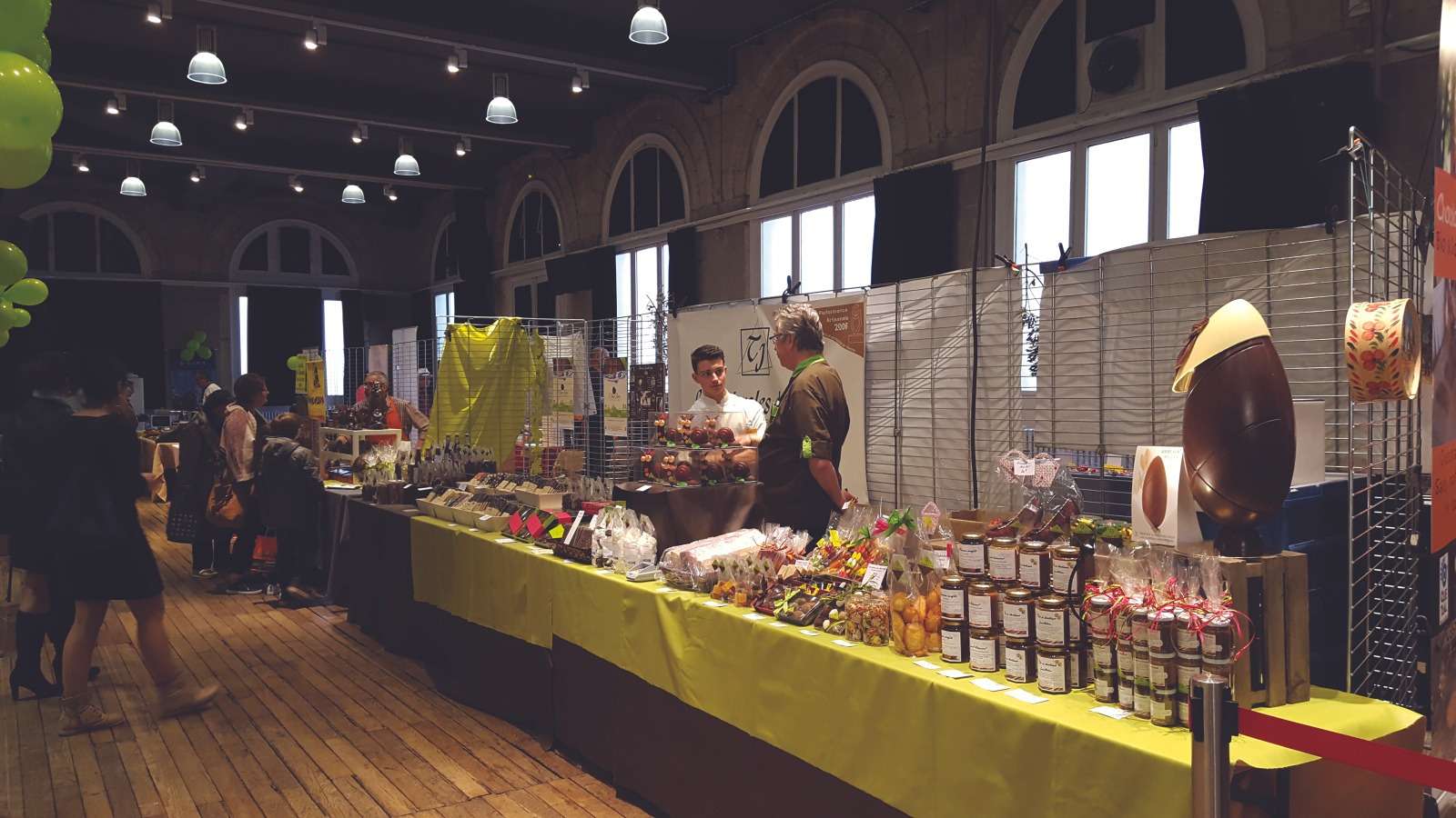 stand de chocolats lors du choco show viennois