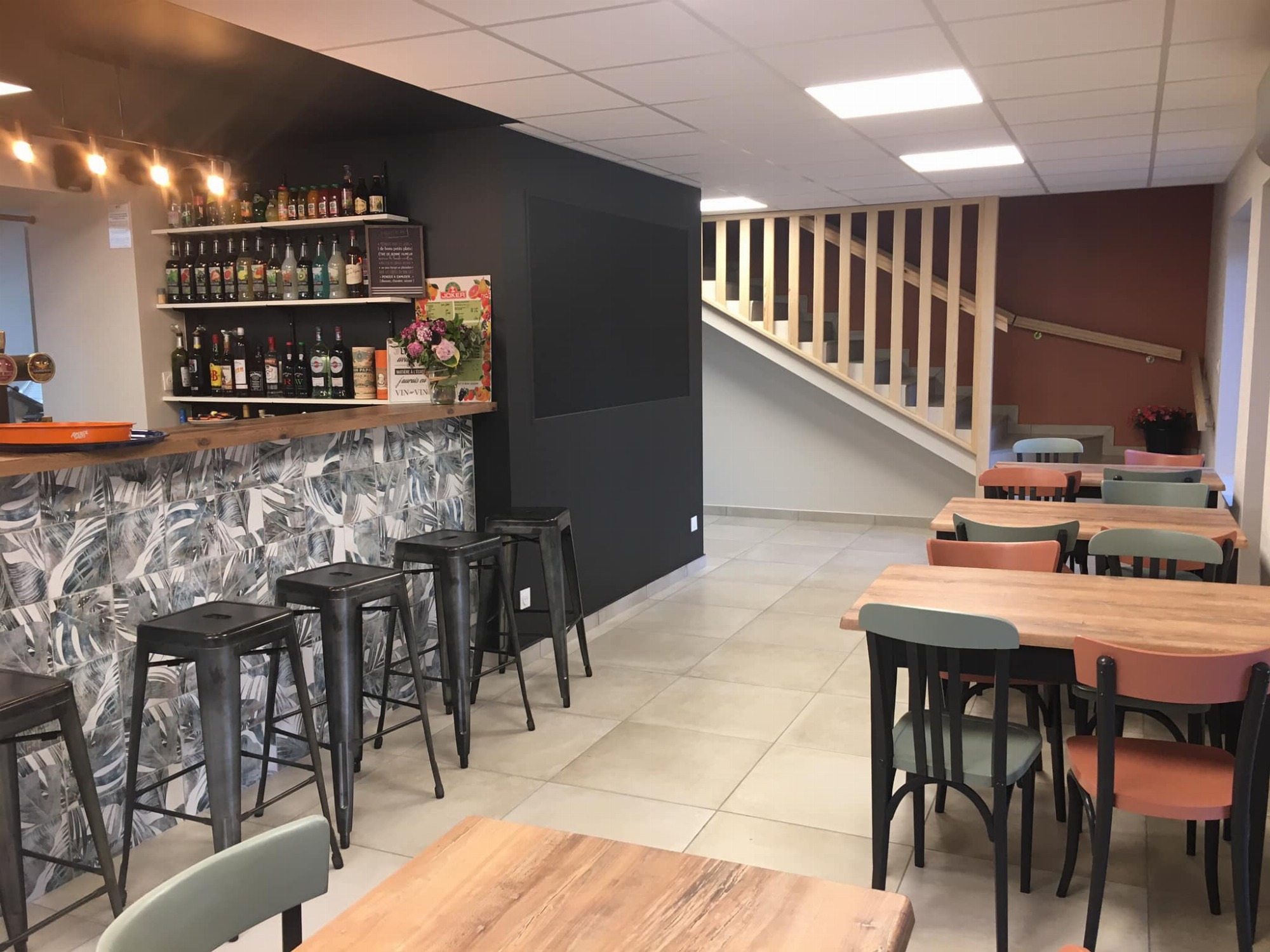 Salle de restaurant - bar