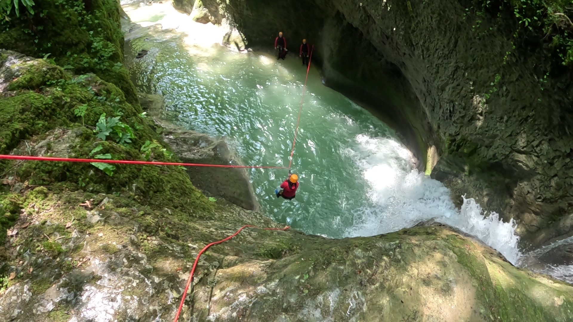 canyoning au gorges de Tréfond Pernaz (Ain Bugey)