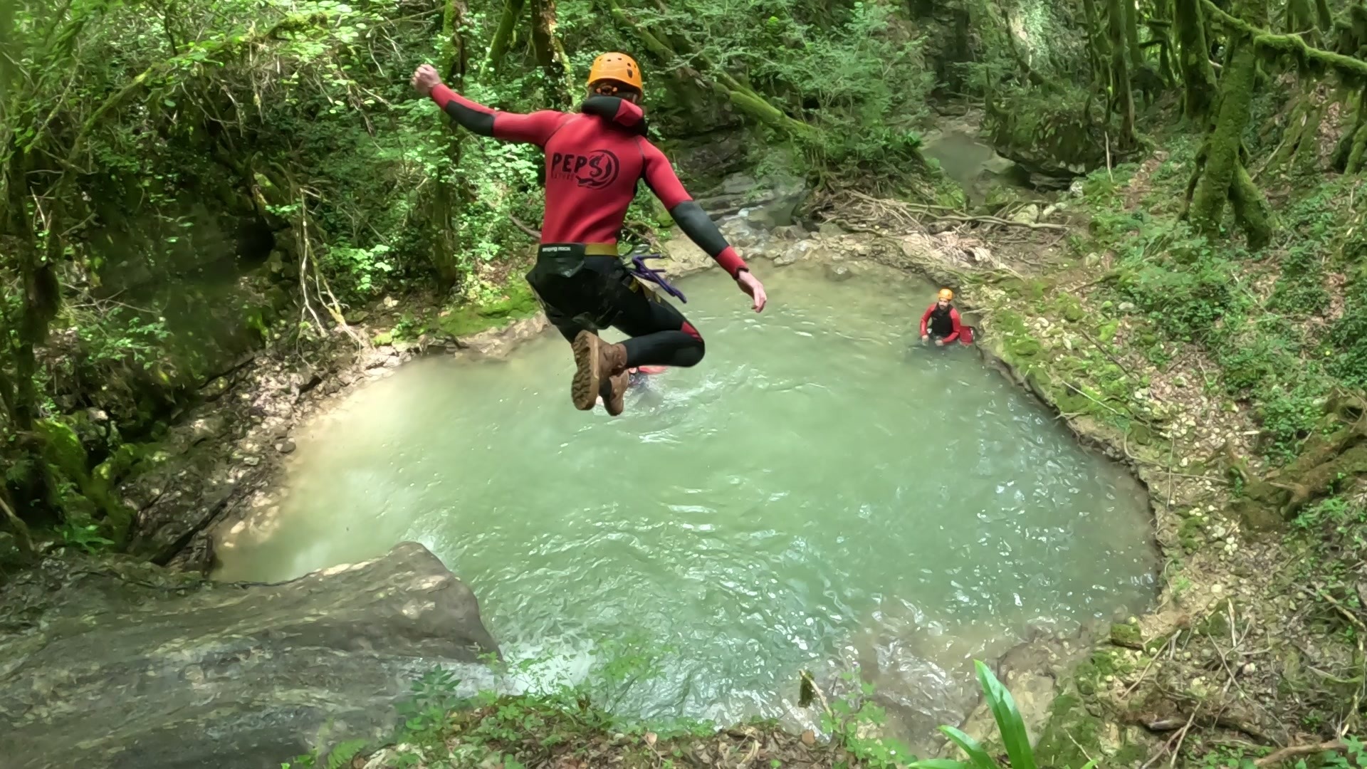 canyoning au gorges de Tréfond Pernaz (Ain Bugey)