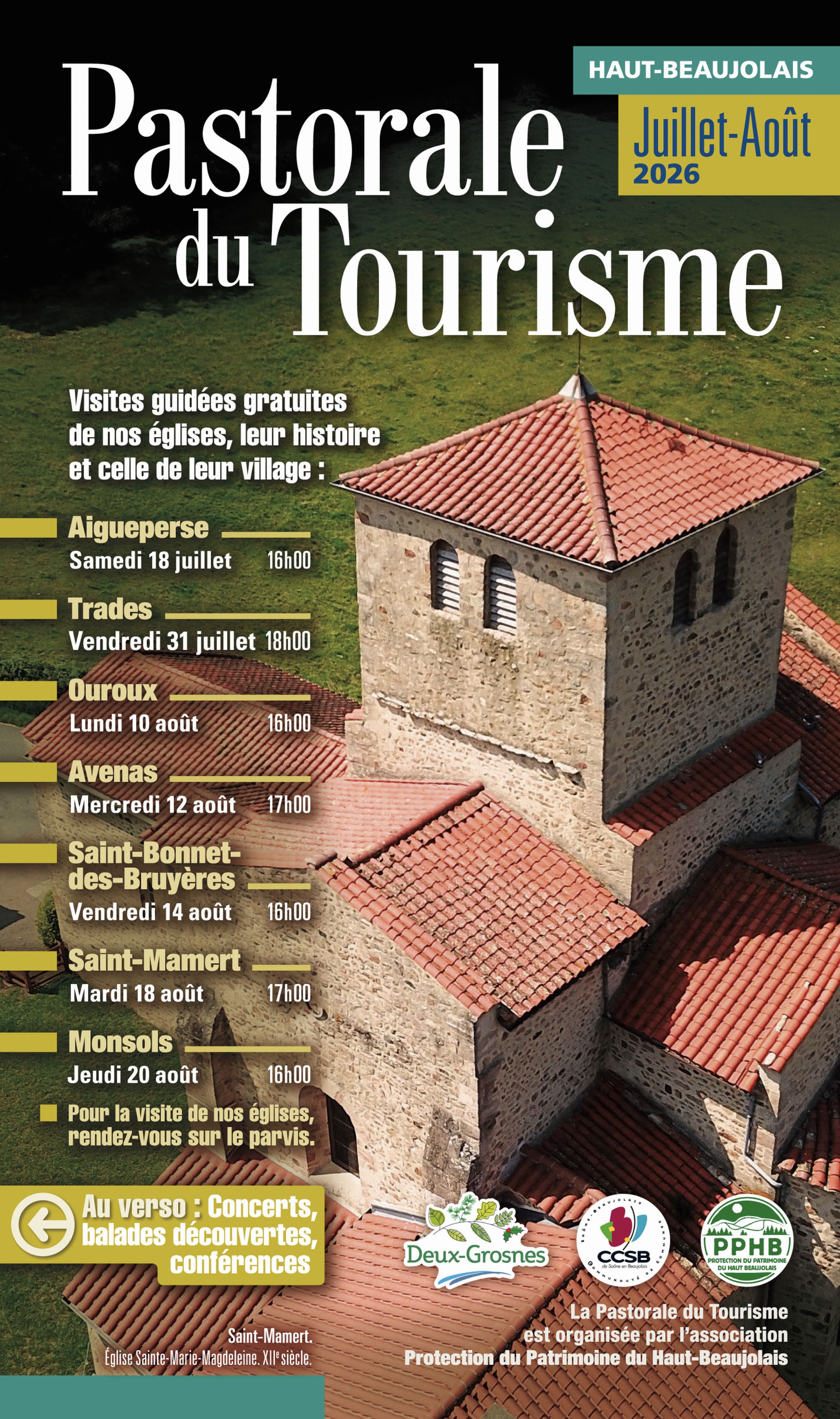 Pastorale du Tourisme : Visite de l'Eglise d'Avenas_Deux-Grosnes