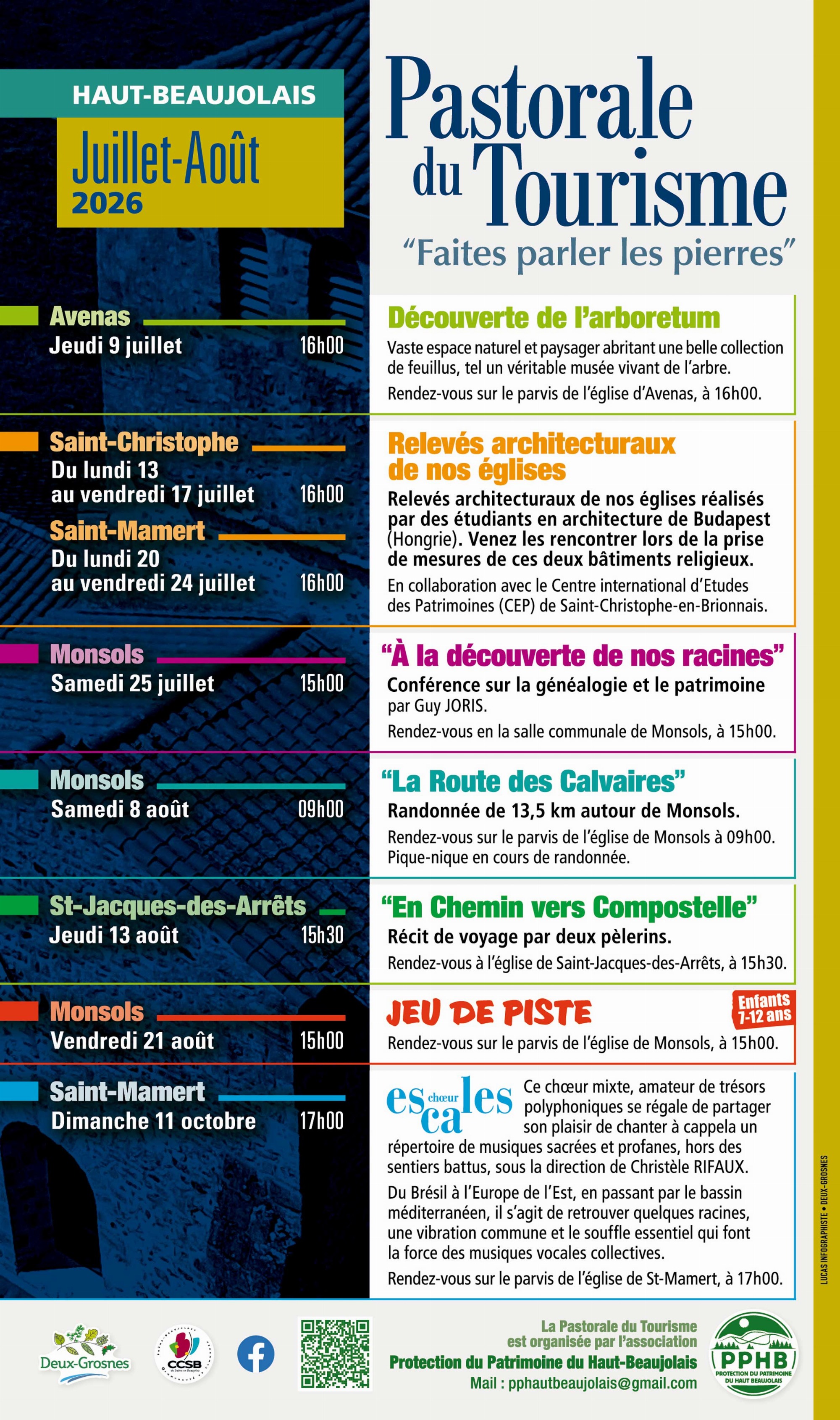 Pastorale du Tourisme : Visite de l'Eglise d'Avenas_Deux-Grosnes