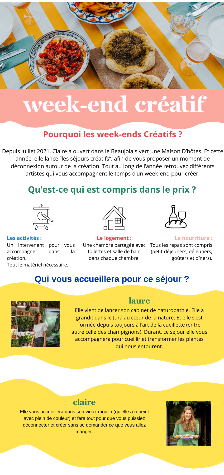 Les week-ends créatifs Moulin de Saint Jacques
