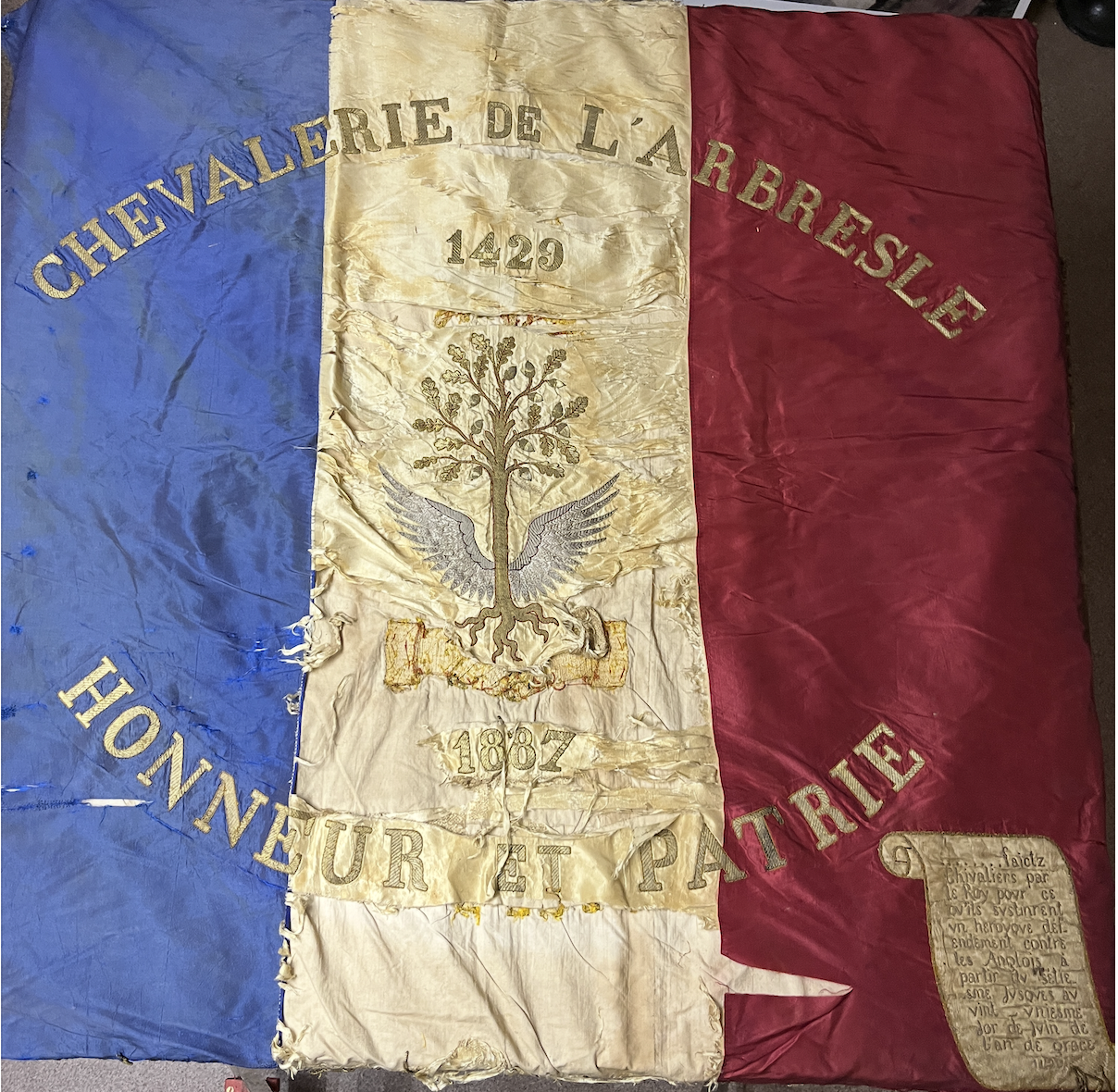 Bannière des Chevaliers de L'Arbresle