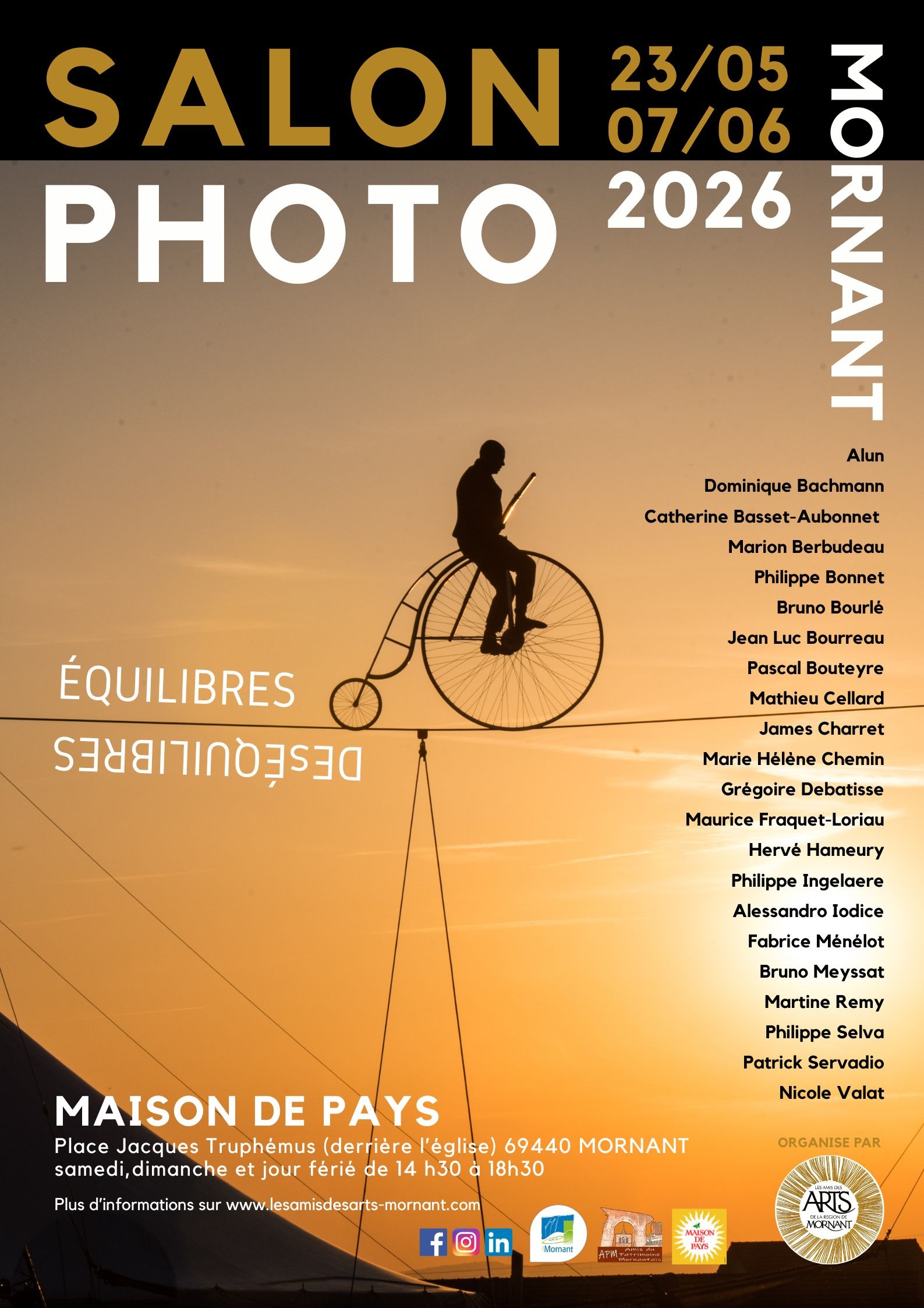 Salon photo : équilibres & déséquilibres_Amis des Arts_Maison de Pays_Mornant