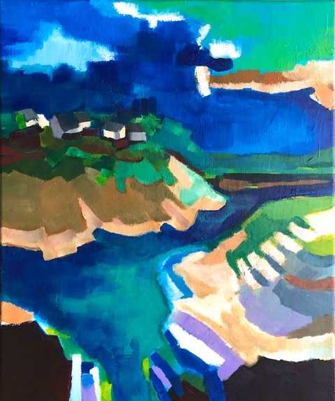Exposition de peinture de l'artiste Violaine Quesnel_Vienne