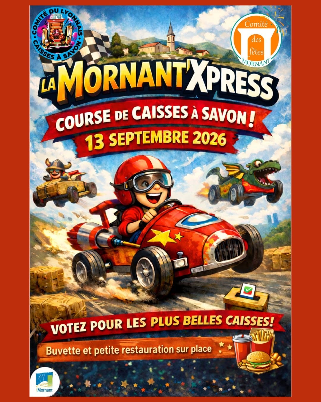 Course de caisses à savon : La Mornant'Xpress_ComitédesFêtes_Mornant