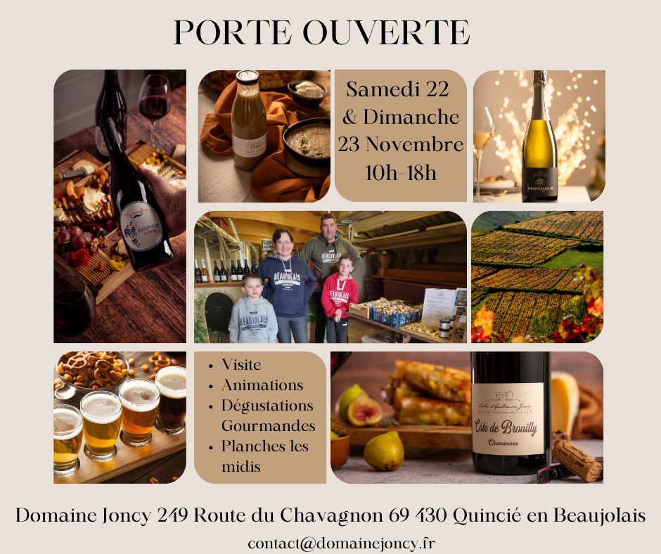 Porte Ouverte Domaine Joncy