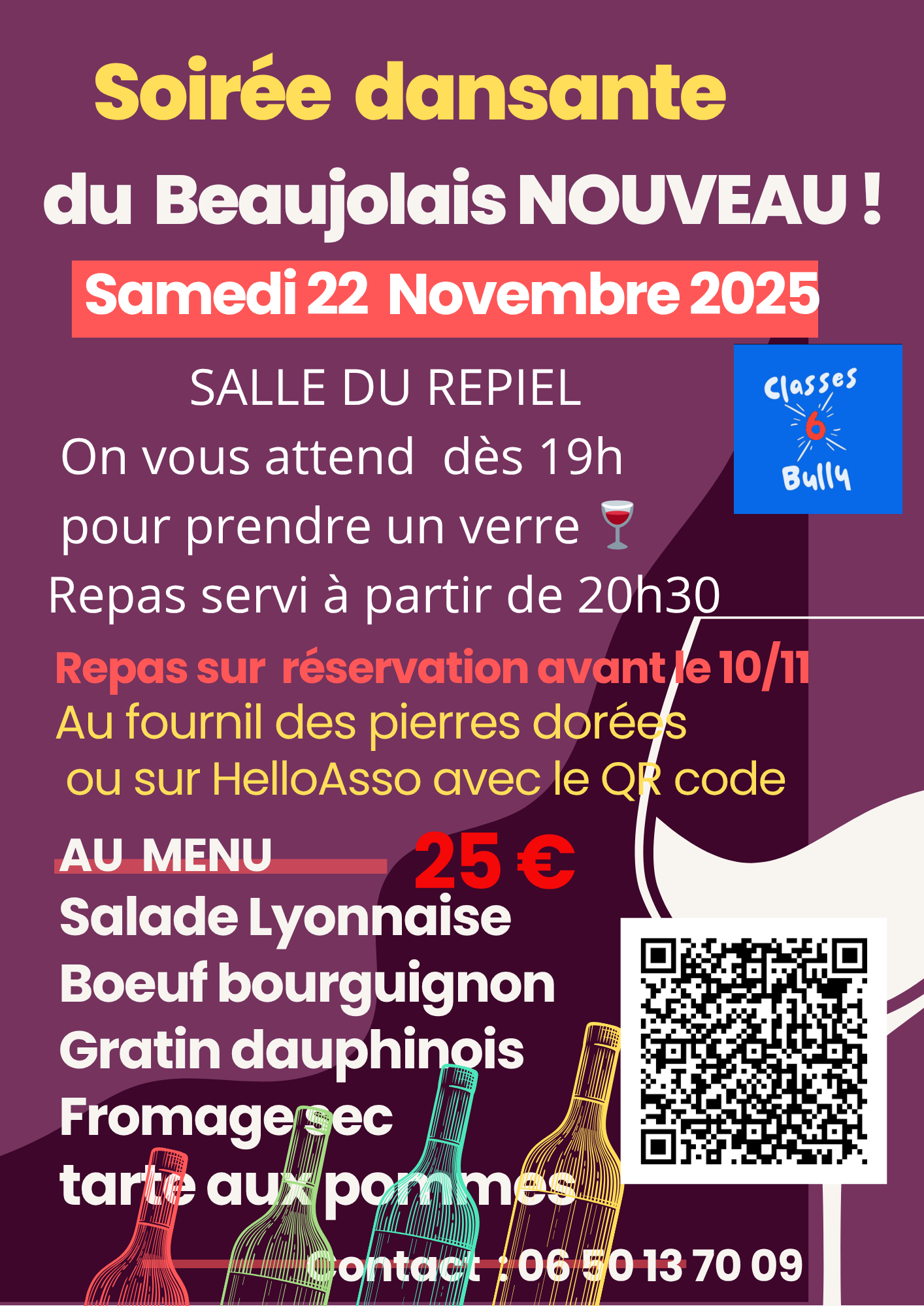 Soirée dansante du Beaujolais Nouveau