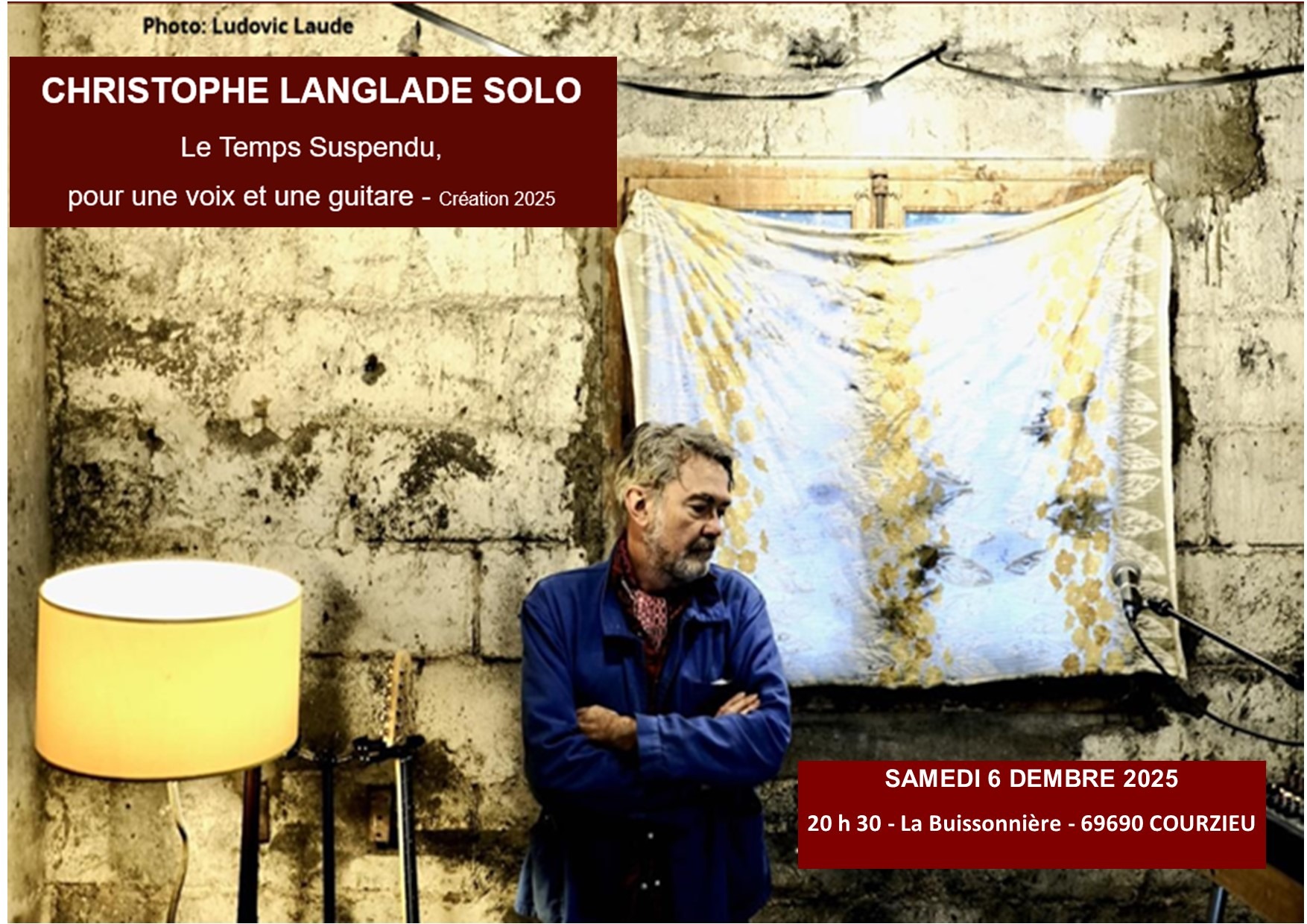 Concert : Christophe Langlade solo_Courzieu