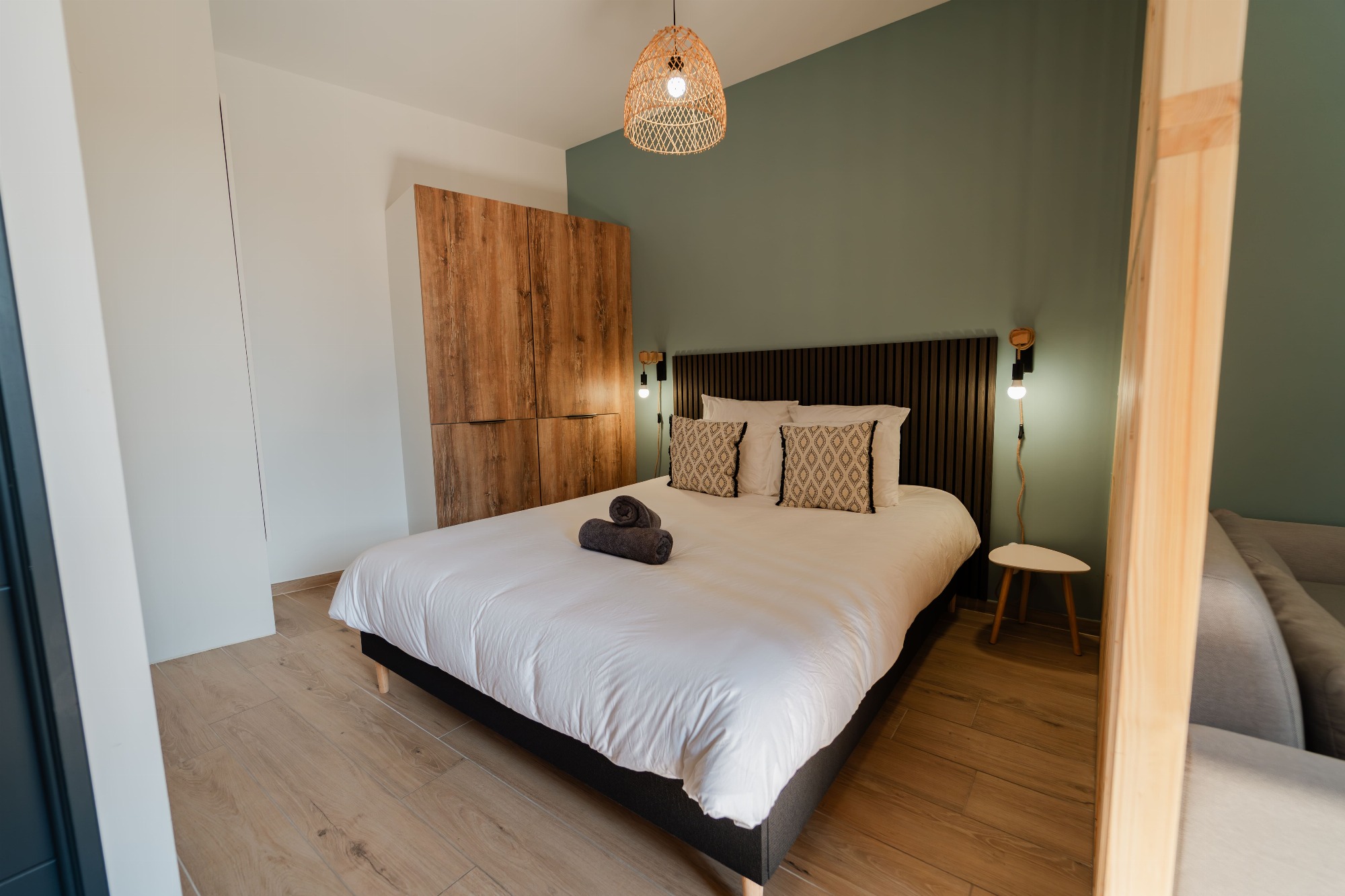 Coin nuit avec dressing