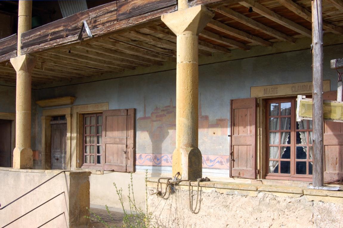 Détail de la galerie du logis