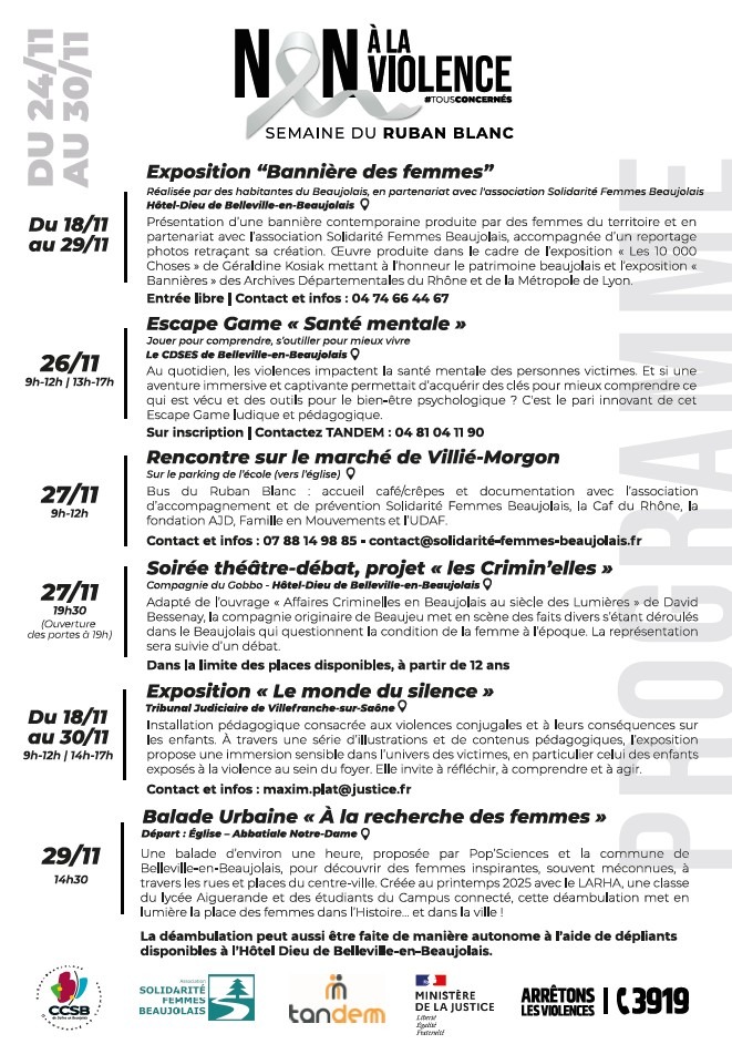 Semaine du ruban blanc