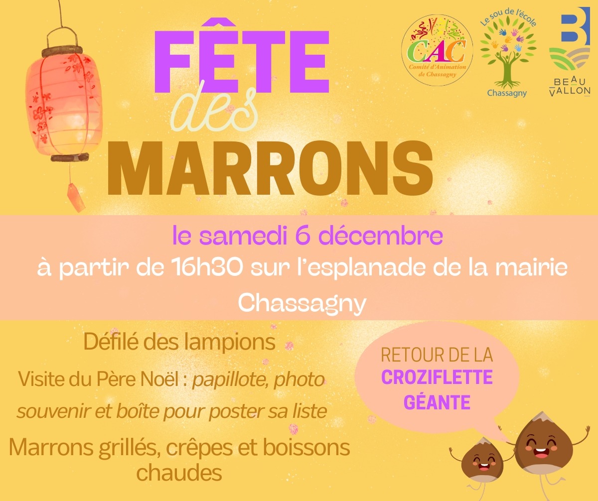 Fête des marrons_BEAUVALLON Chassagny