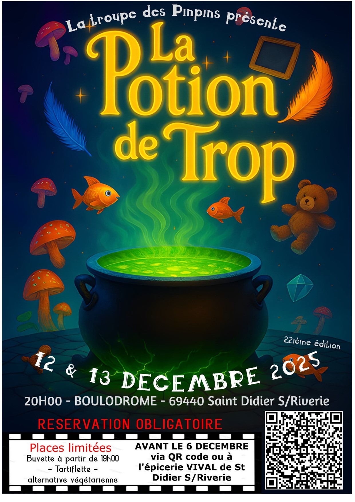 Soirée théâtre : La potion de trop_Chabanière