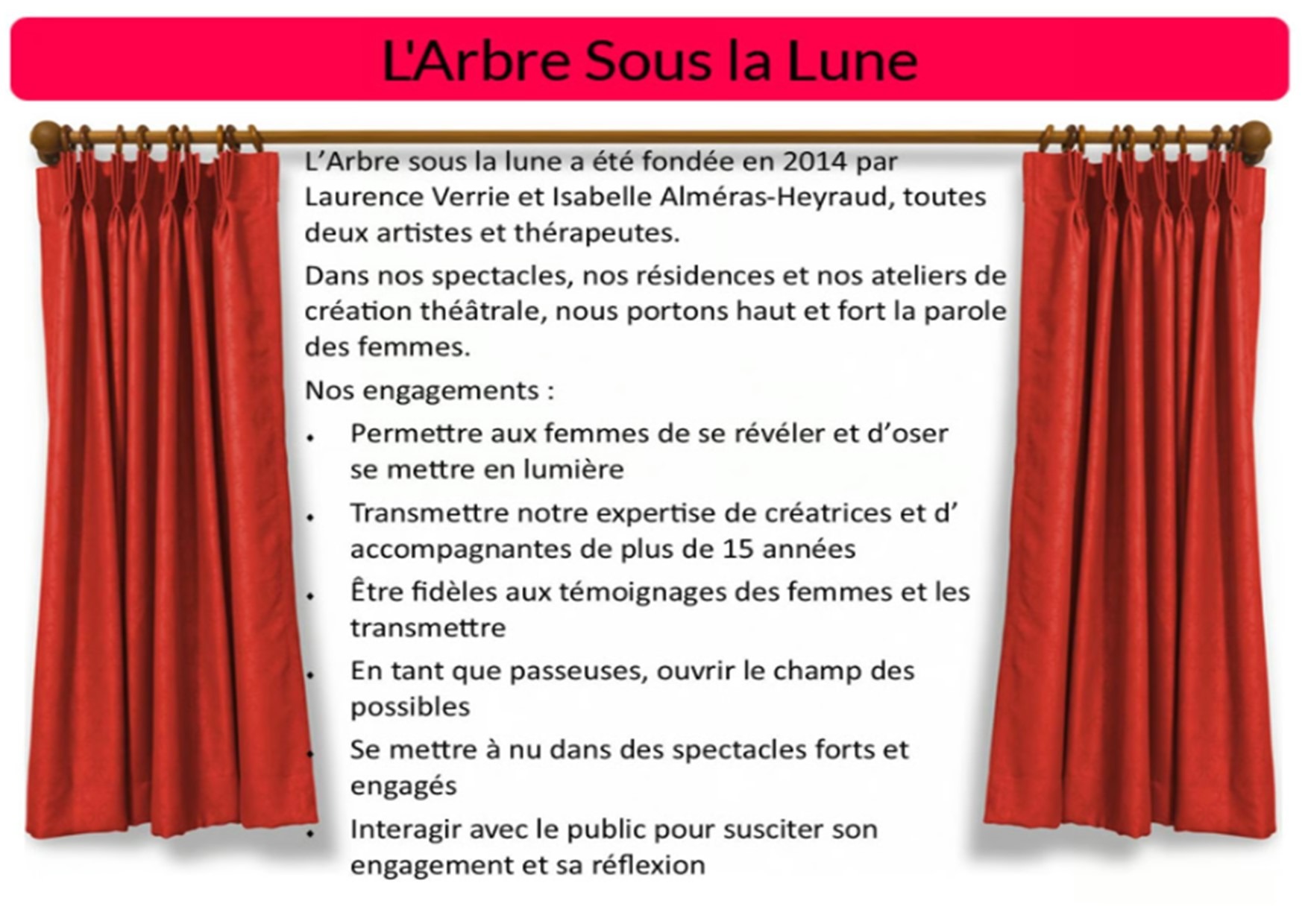 Festival Tal'en Scène : Attention une femme créative peut en cacher une autre !_L'Arbre sous la Lune_Taluyers