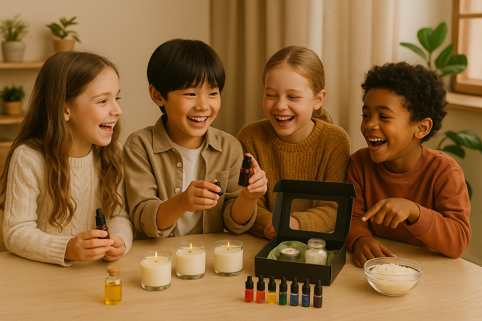 Fabrication de bougie naturelle – Atelier enfant