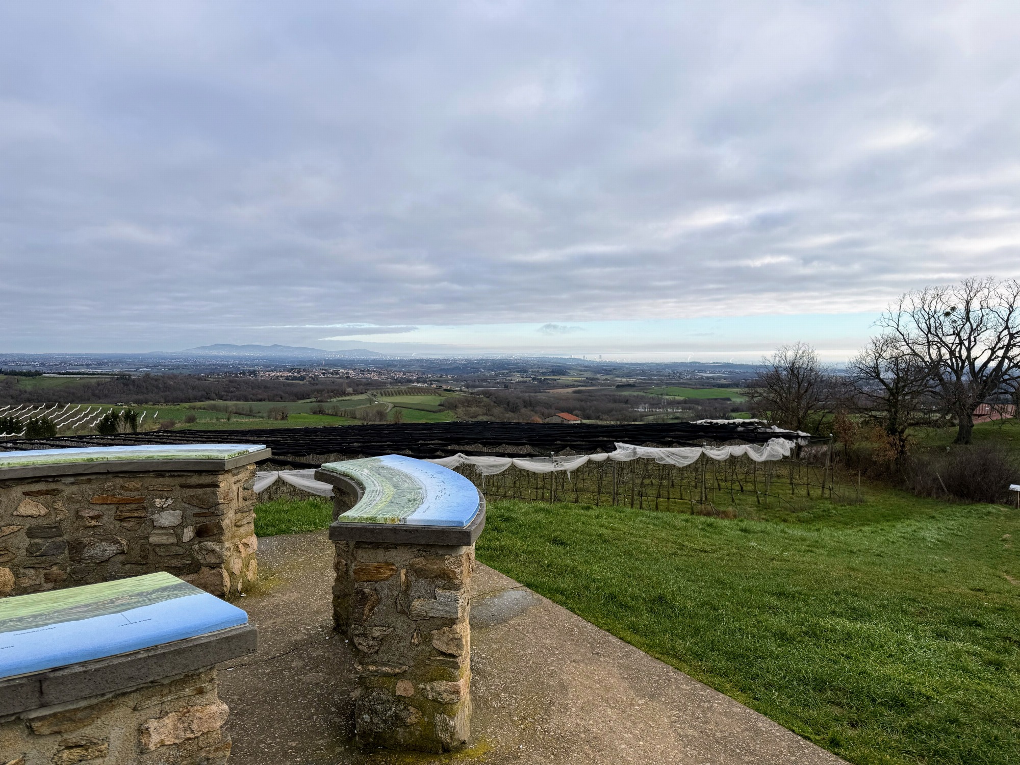Table d'orientation au départ du parcours