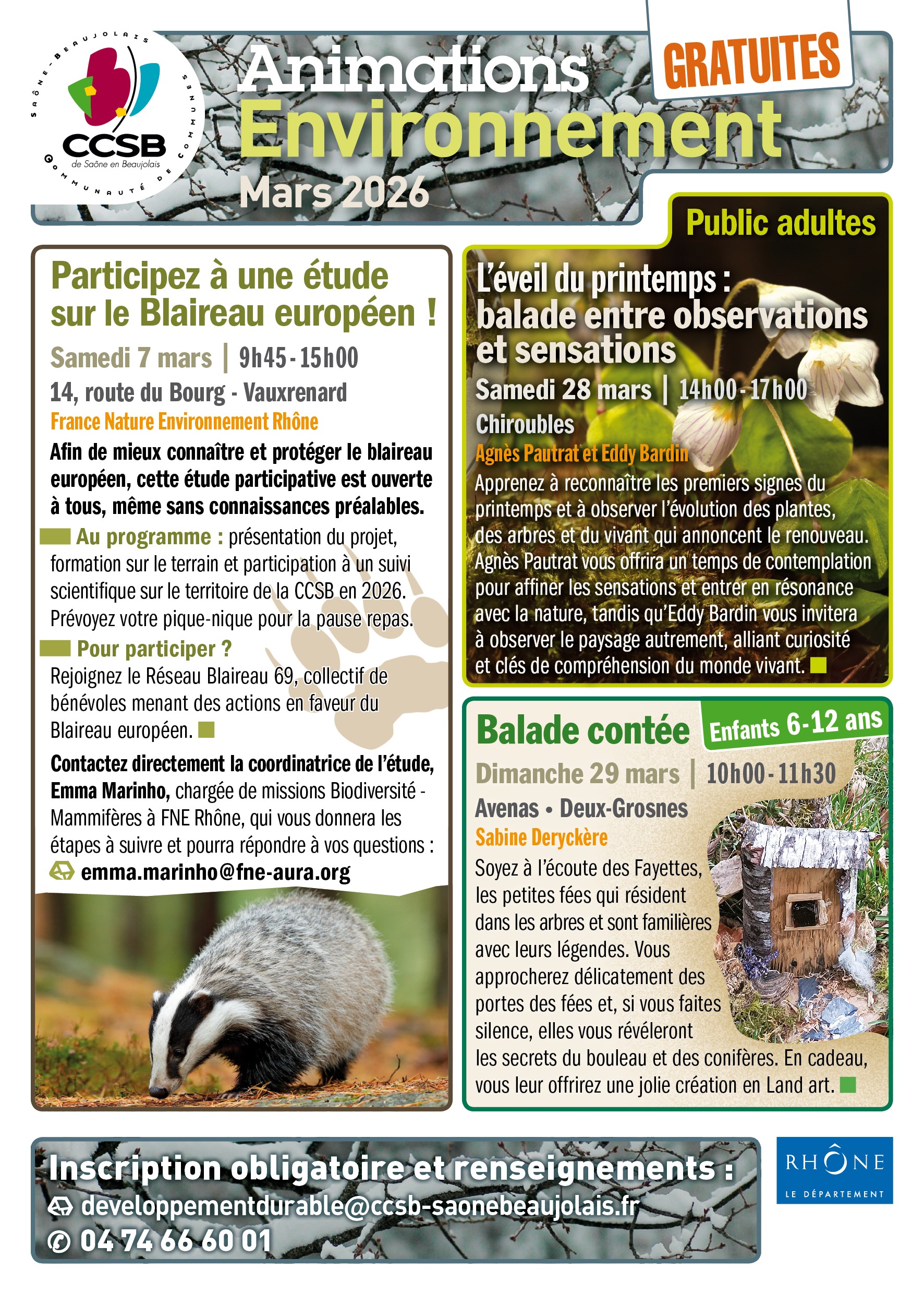 Participez à une étude sur le Blaireau européen !_Vauxrenard