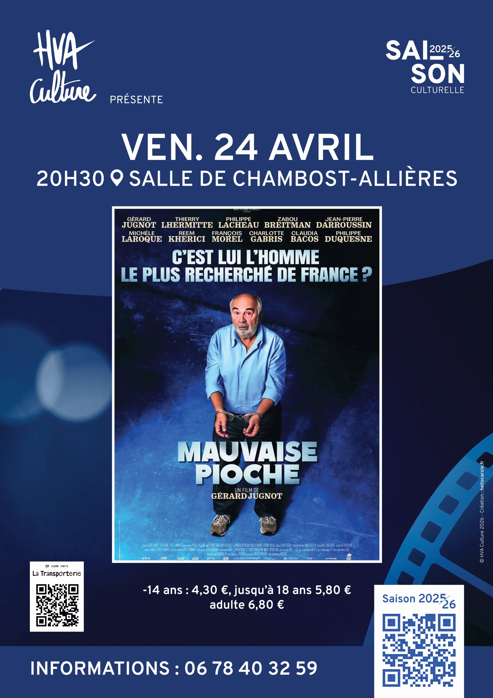 affiche cinéma d'avril, Mauvaise pioche