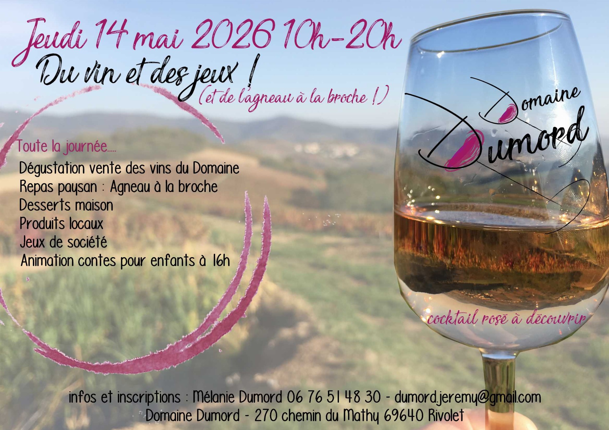Du vin et des jeux