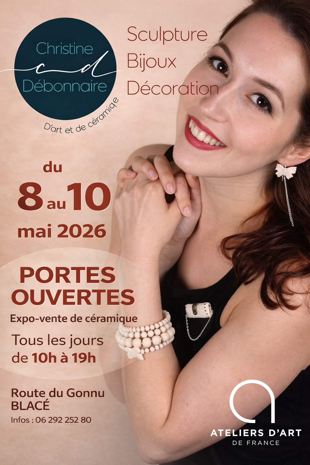 Affiche PO 8 ai 10 mai 2026 - Christine DEBONNAIRE