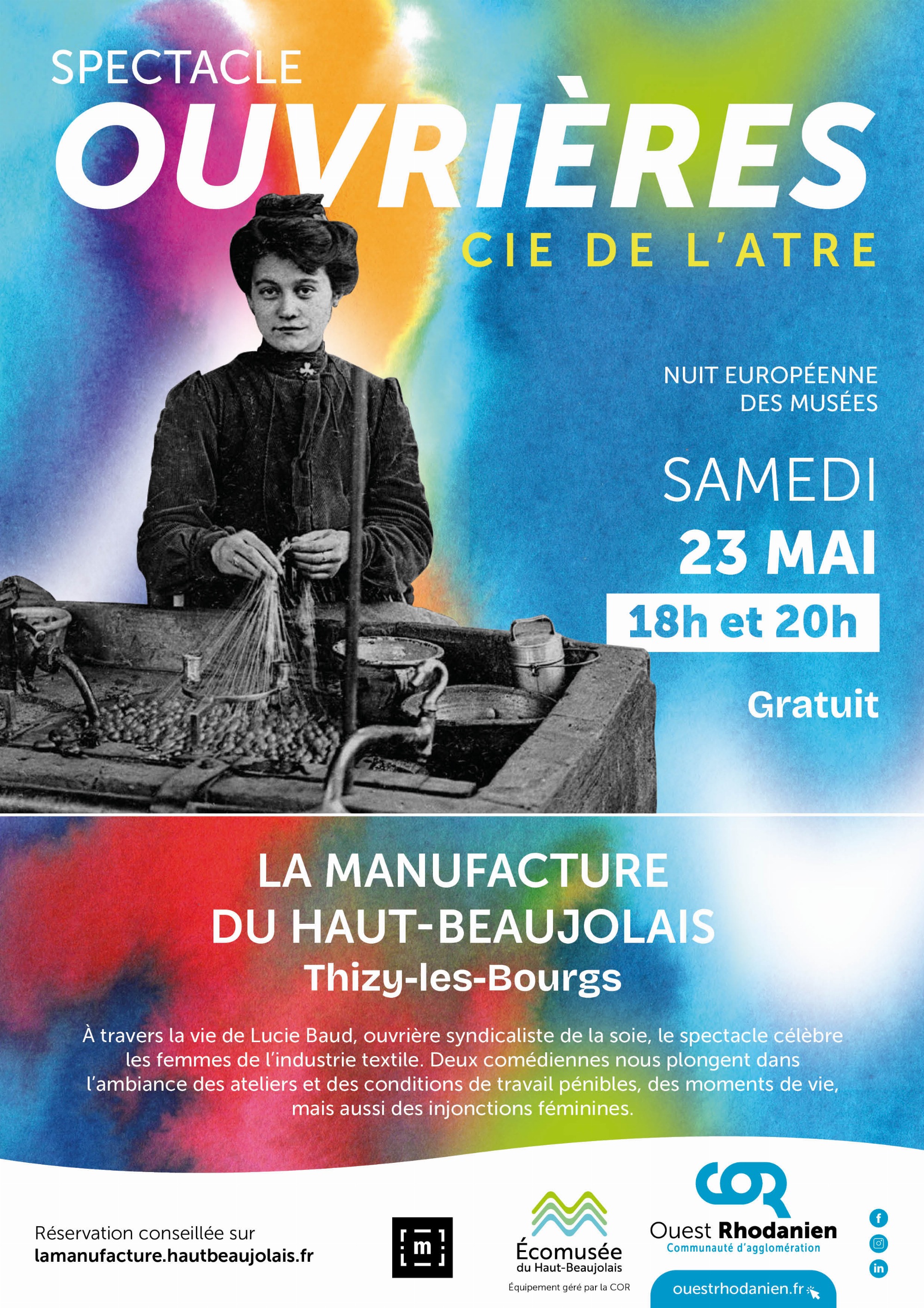 Nuit européenne des Musées - spectacle Ouvrières_Thizy-les-Bourgs