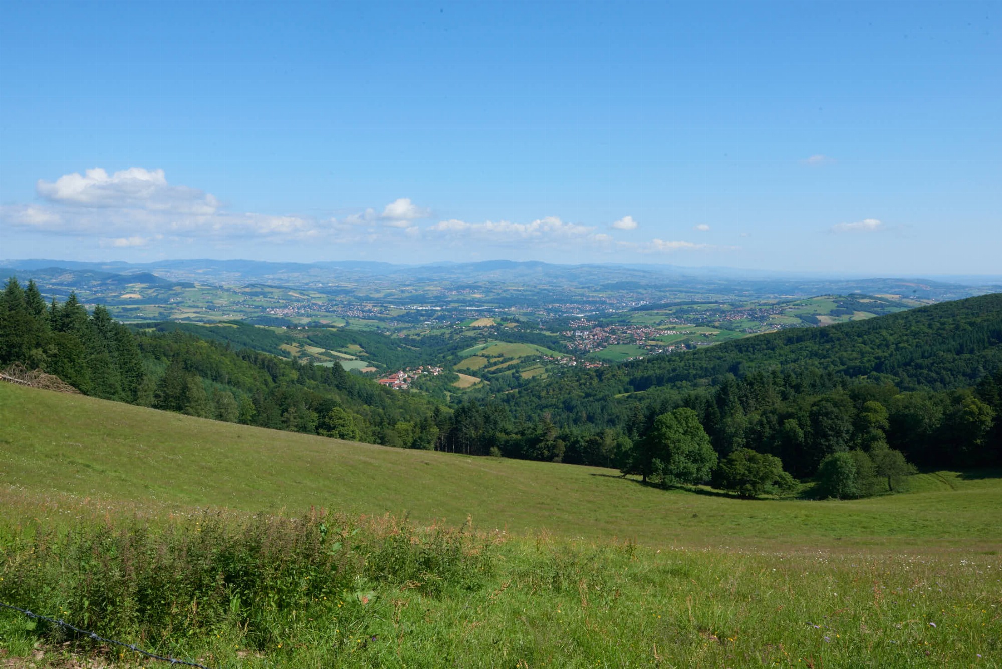 Panorama depuis Saint Bonnet le Froid