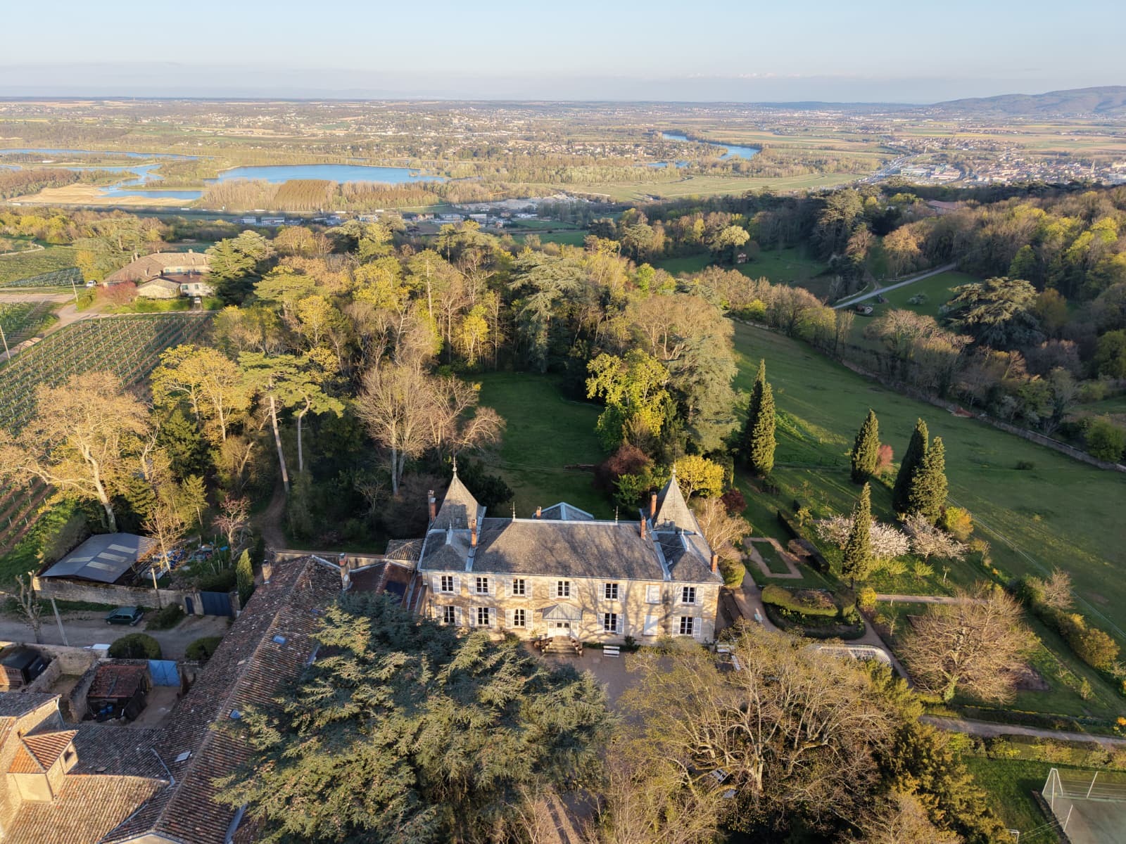 vue drône façade ouest