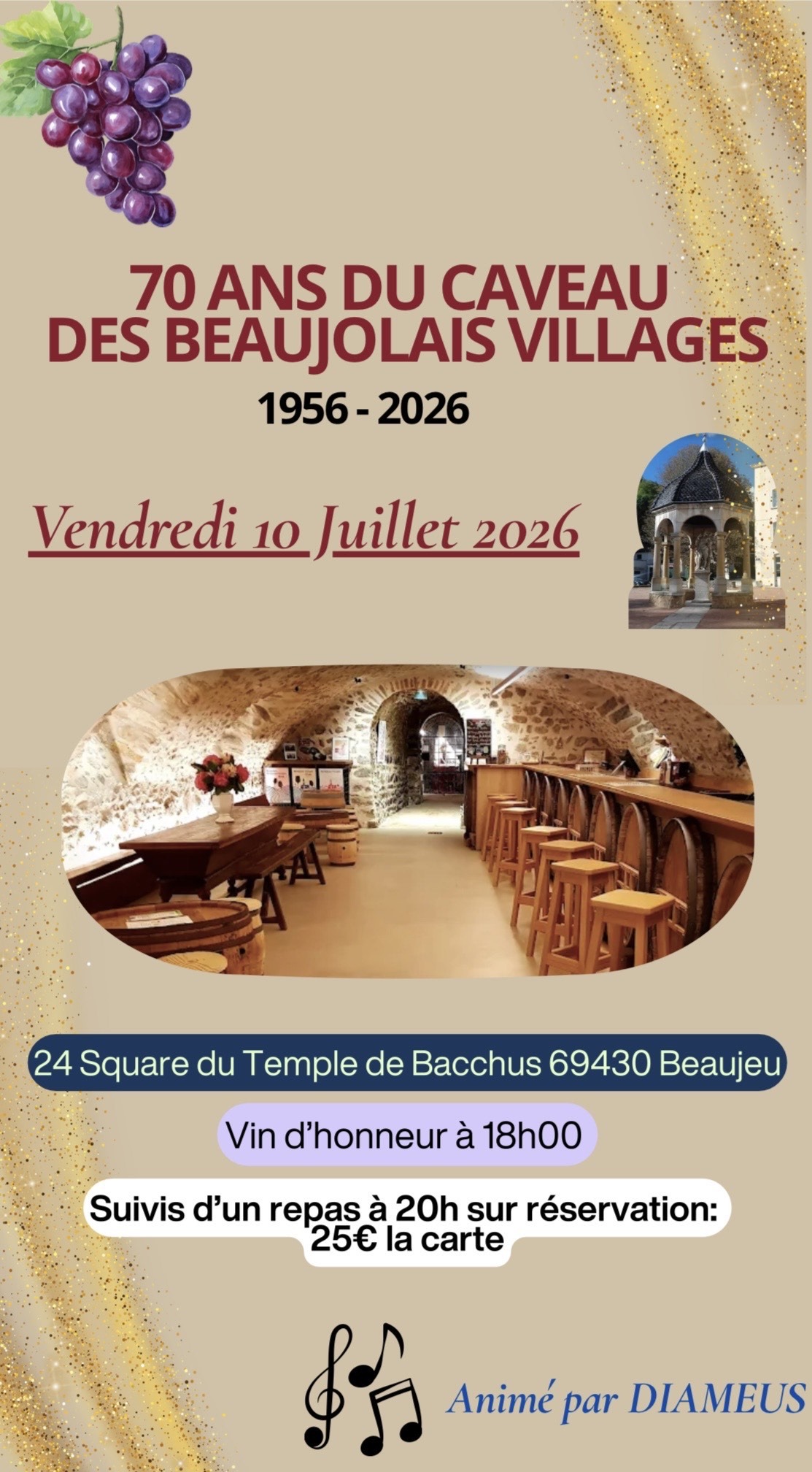 70 ans du caveau des Beaujolais-Villages_Beaujeu