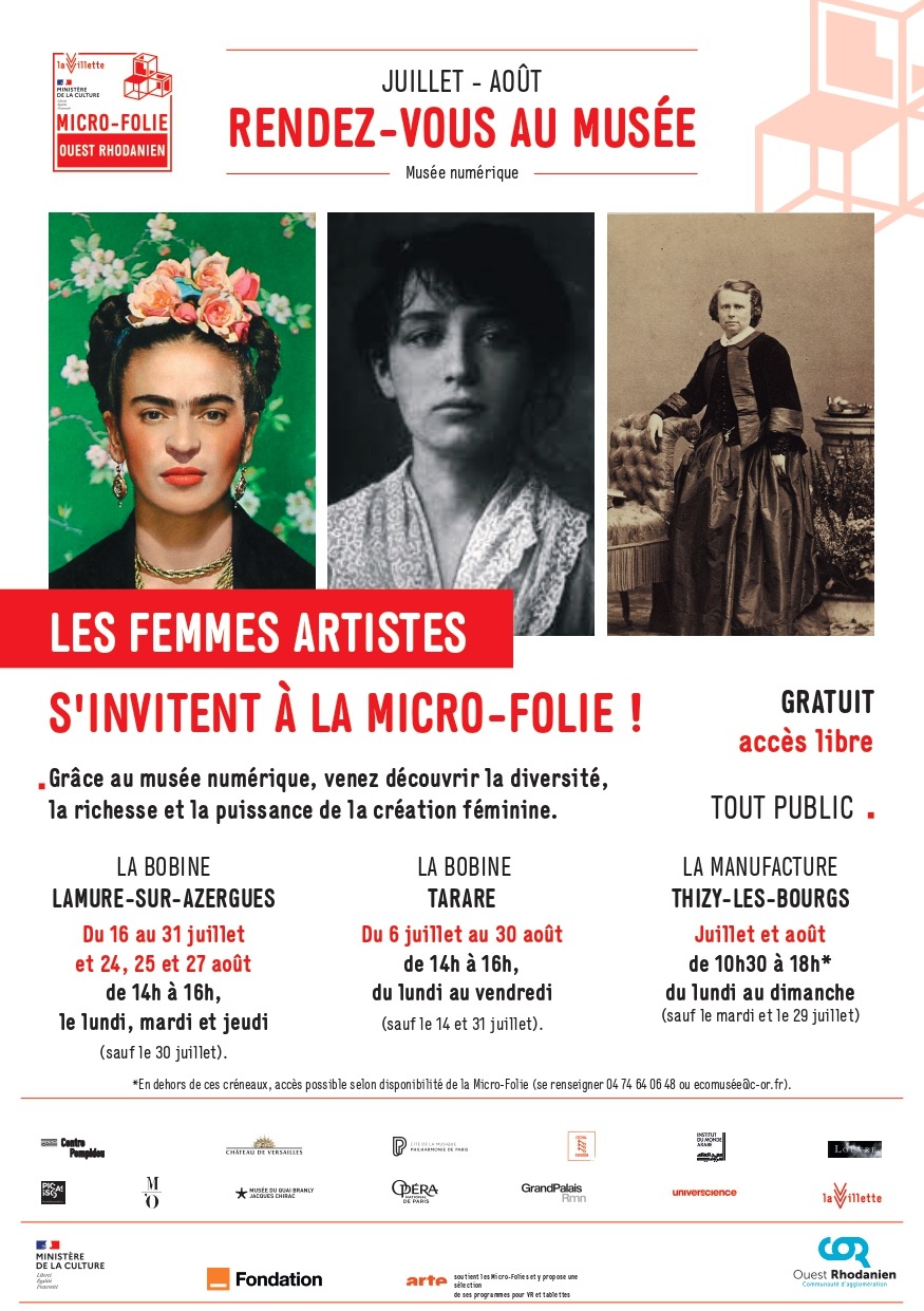 LES FEMMES ARTISTES S'INVITENT À LA MICRO-FOLIE !_Thizy-les-Bourgs