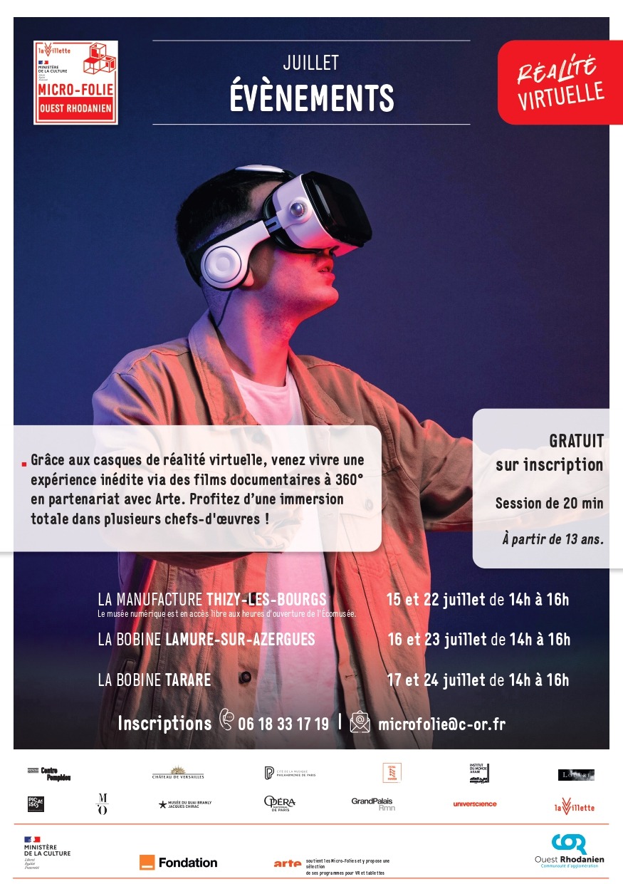 Réalité virtuelle à la Micro-folie_Thizy-les-Bourgs